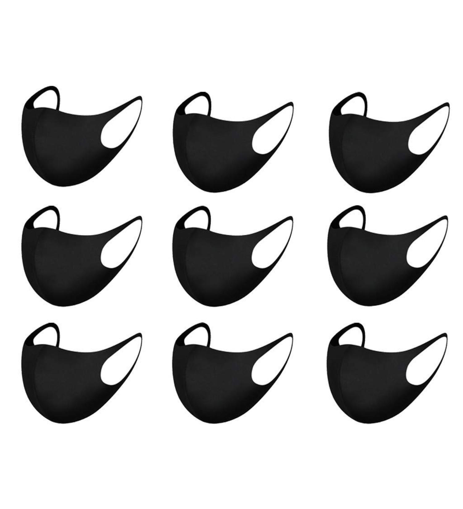 Ships from Canada - Reusable and Washable 3-Ply Sponge Face Bandanas for Men and Women (9PC) - Buy Online on GoSupps.com