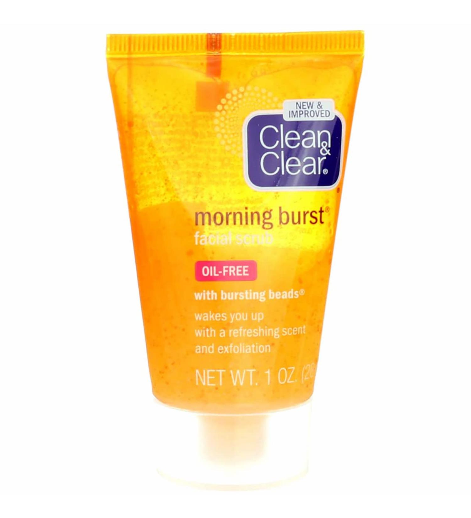 Clean & Clear Morning Burst Facial Scrub 1 Oz Travel Size (4 Pack) - Buy Online on GoSupps.com