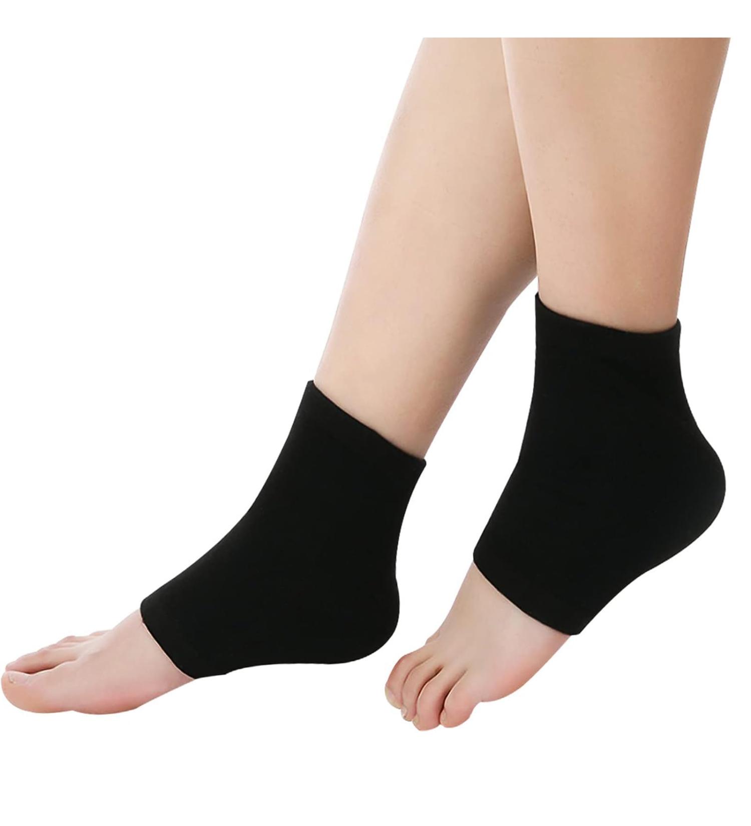 AOOTUERL 1 Pair Gel Socks for moisturising feet Moisturizing Heel Socks Suitable for moisturizing and Caring for Dry Hard Cracked Skin Day and Night Repair Rough Heel Cracked Heel and Dry feet - Buy Online on GoSupps.com