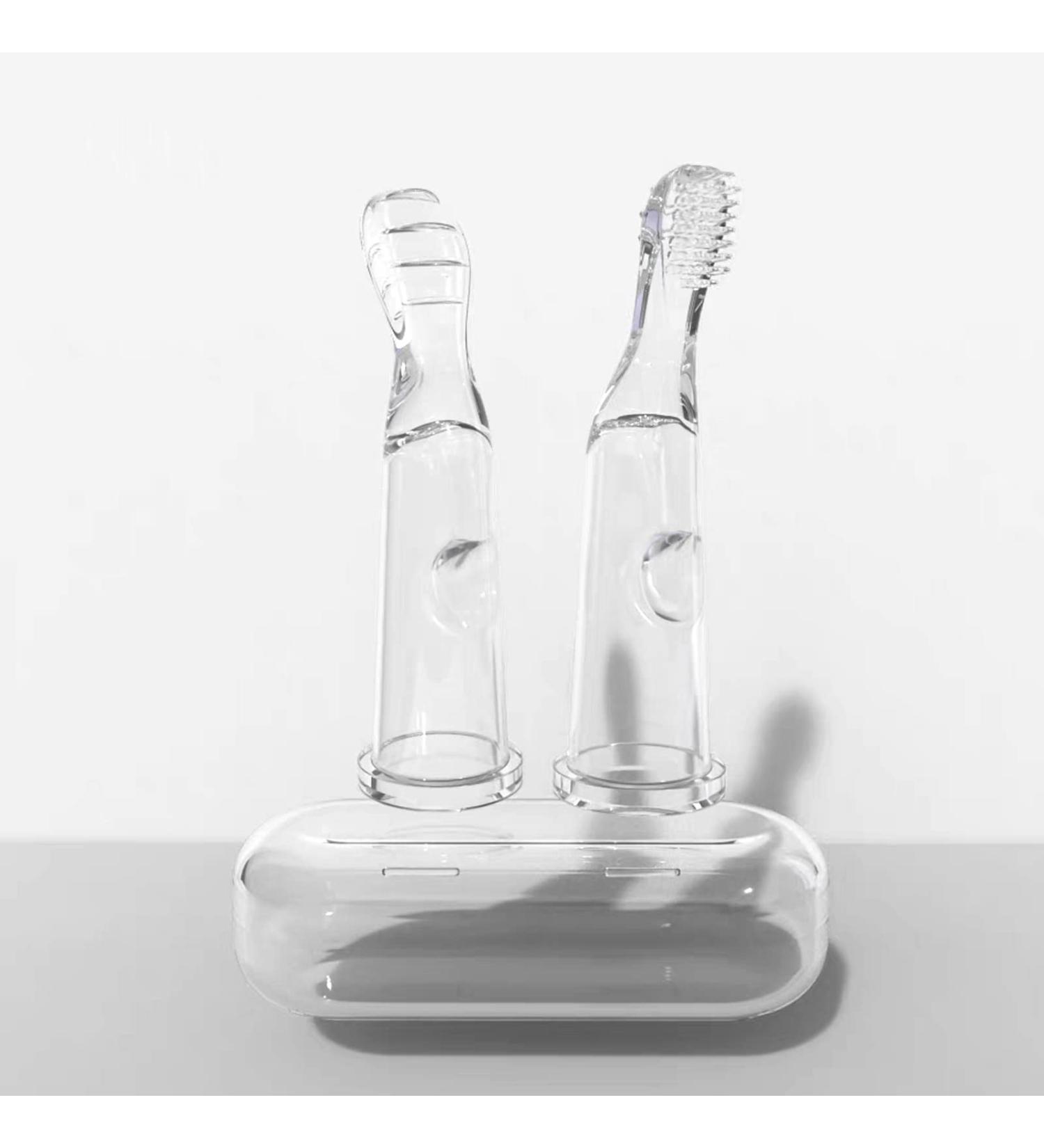 Rare Finger Toothbrush Set for Babies 0-18M - Tongue Brush & Toothbrush with Case - Buy Online on GoSupps.com