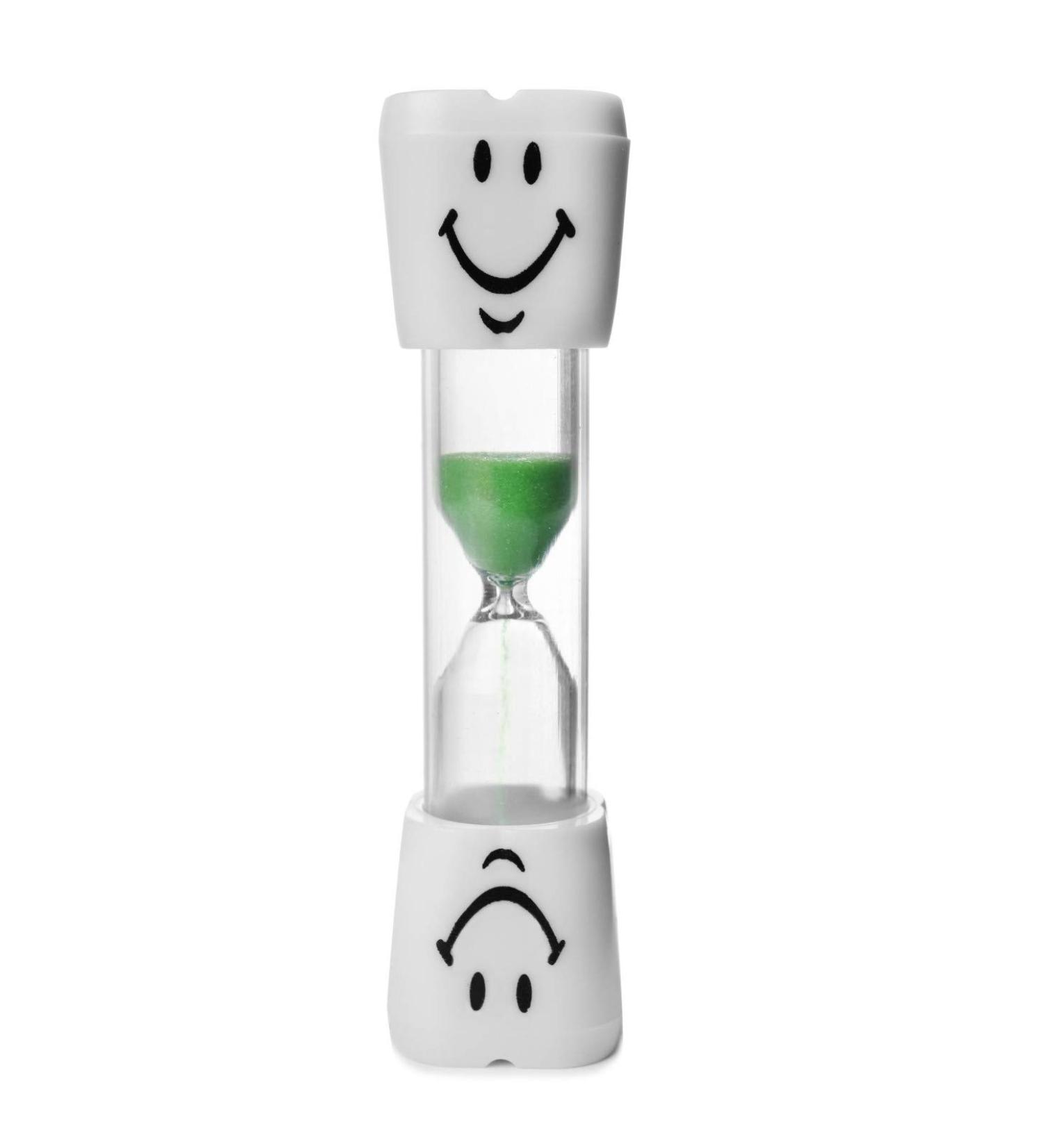 AKORD Children's Sandglass Toothbrush Timer - Green, 2 Minutes - Buy Online on GoSupps.com