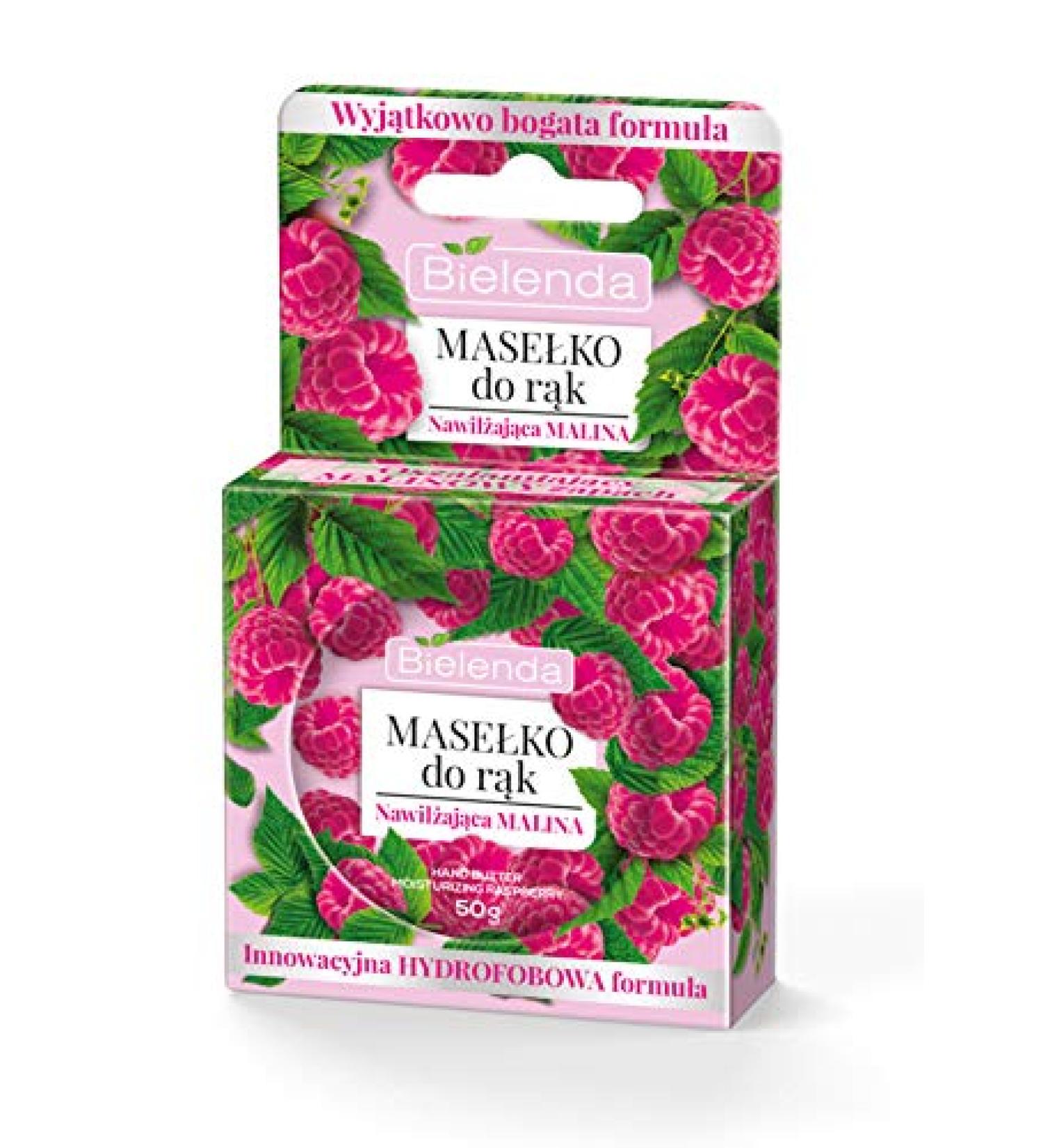 Bielenda Moisturising Raspberry Hand Butter 50g