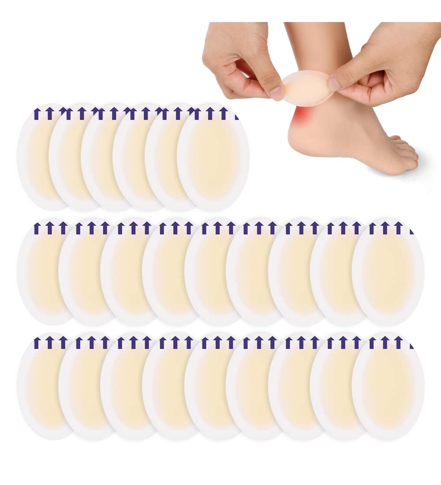 ACWOO Blister Plasters 24PCS - Invisible Hydrocolloid Gel Bandages for Feet and Heels - Buy Online on GoSupps.com
