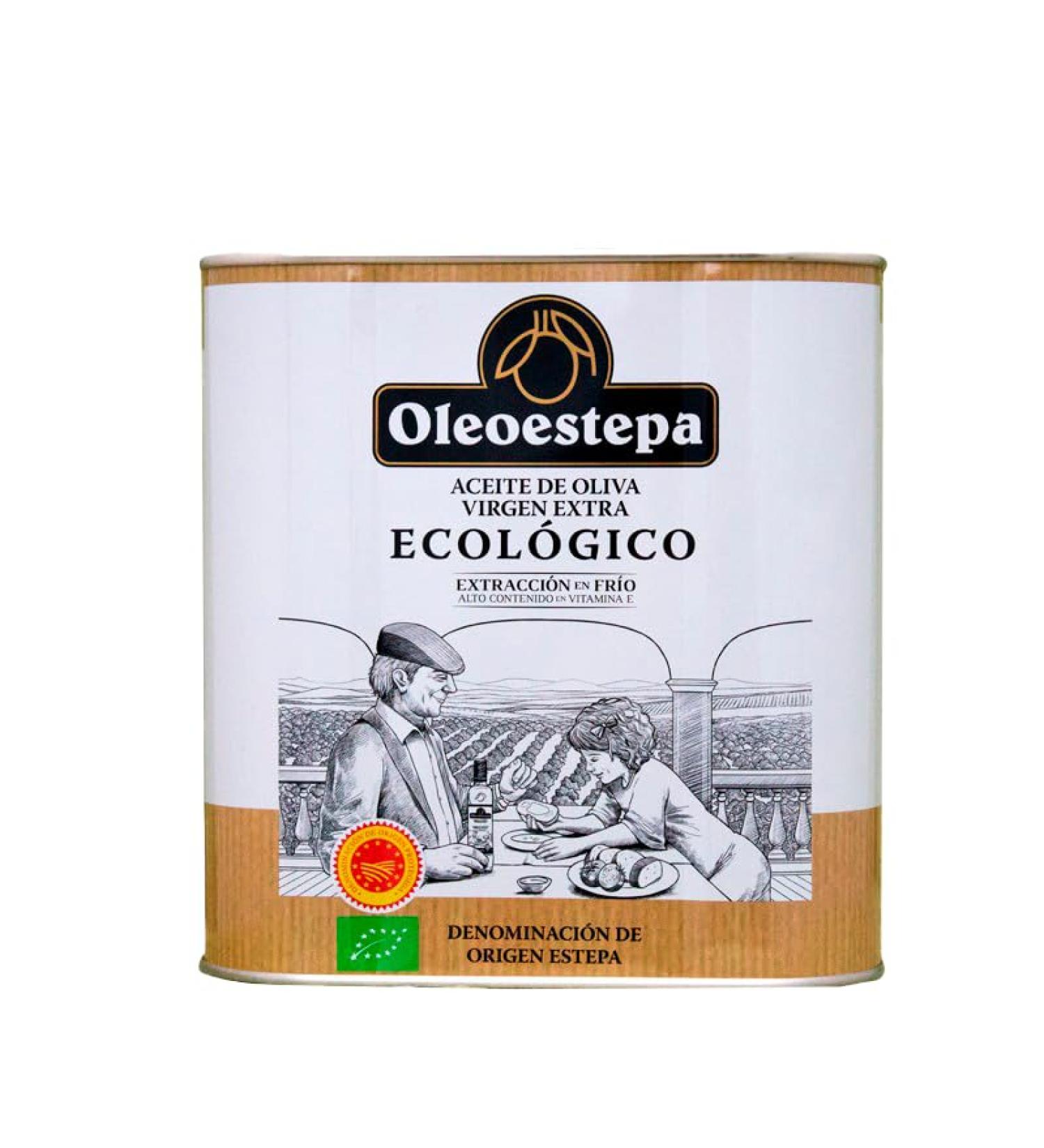  Oleoestepa OLEOESTEPA - Organic extra virgin olive oil - 2.5 liter jar - Buy Online on GoSupps.com