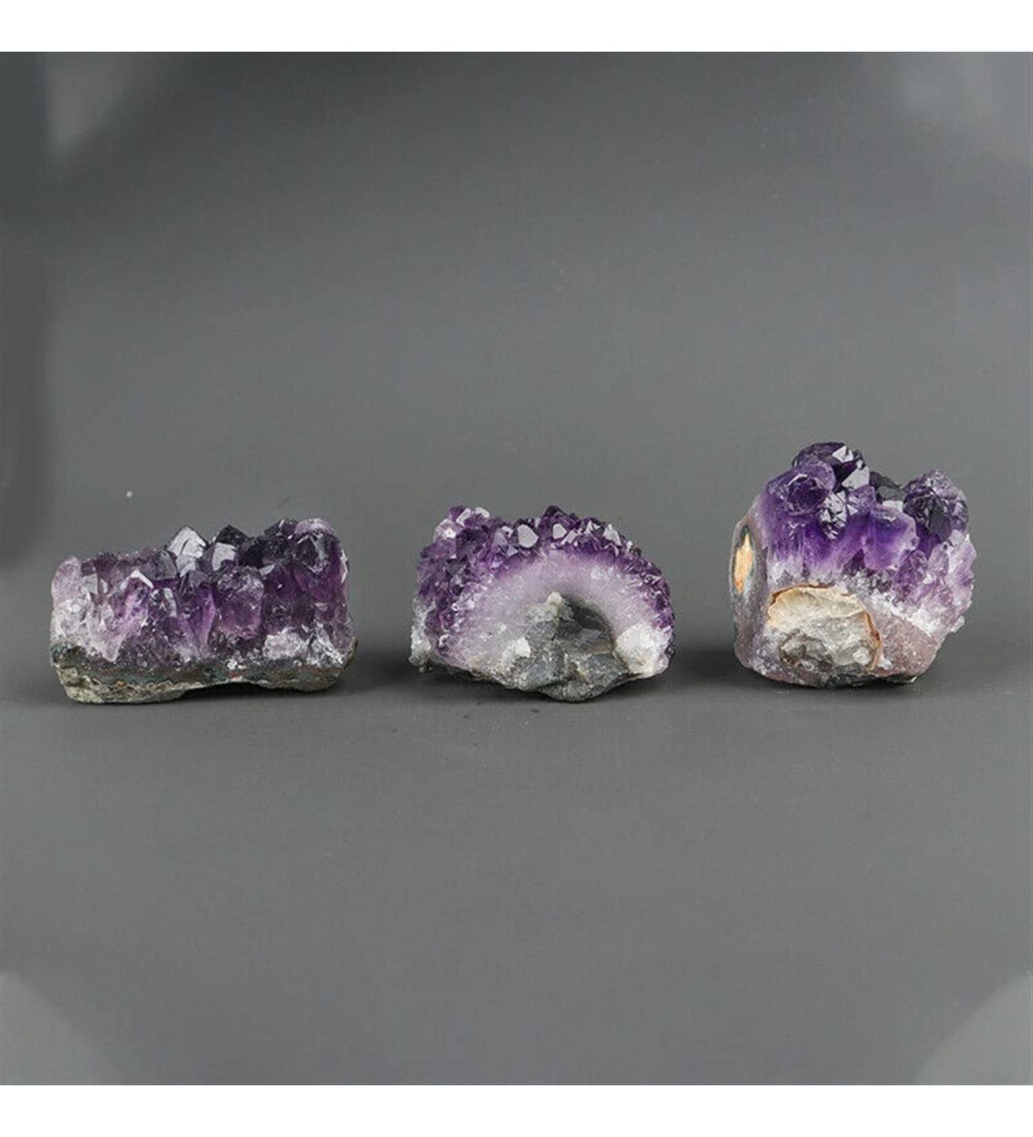 Amethyst Natural Rock Quartz Amethyst Cluster Druzy Geode Specimen(Quantity Choice : 5Pcs Size Choice : 30-40g) ningxiao (Color : 10-20g Size : 10Pcs) 10Pcs 10-20g - Buy Online on GoSupps.com