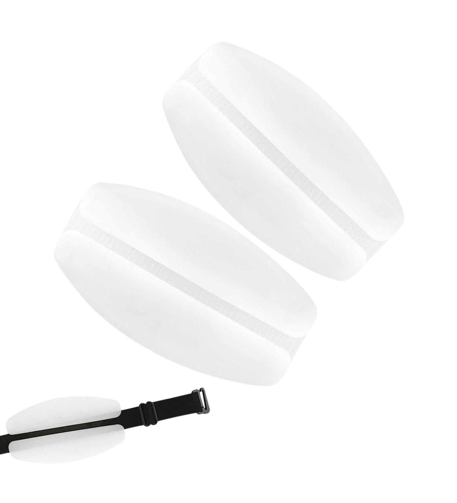 Women Underwear Shoulder Pads | Anti-Slip Silicone Shoulder Enhancer Pads - Adhesive Non-Slip Shoulder Protectors Pads For Lady And Women Party White - Buy Online on GoSupps.com