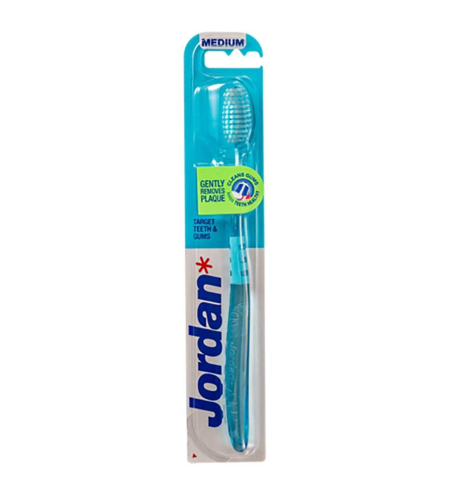 Jordan Target Medium Toothbrush for Effective Gum Care | Buy Online Worldwide - Buy Online on GoSupps.com
