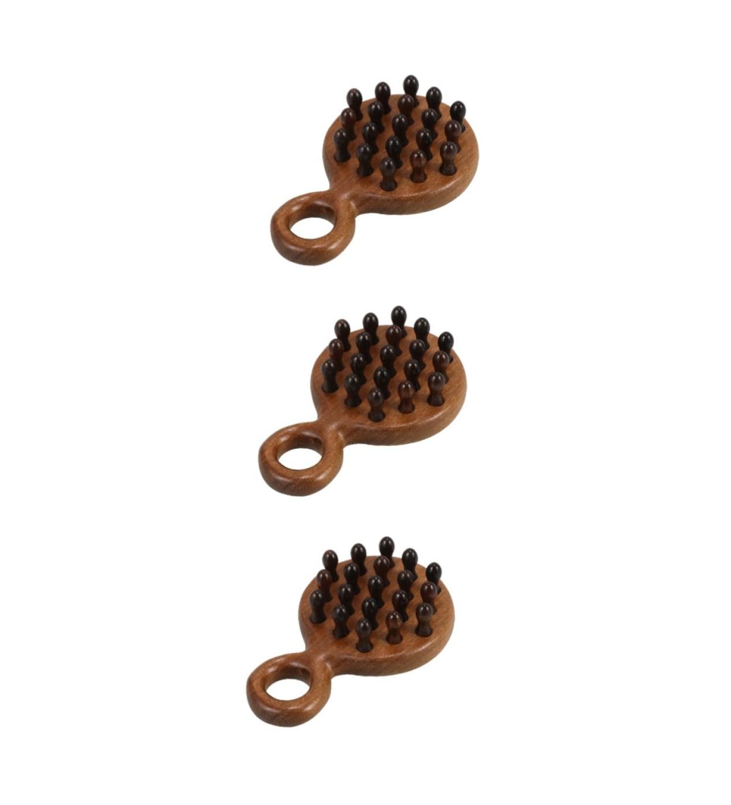 Beaupretty 3-Pack Broad Tooth Comb Set for Curly Hair - Wooden Scalp Massage Tool | Comfortable Ridge Massager | 12x8.3cm | Perfect for International Shipping - Buy Online on GoSupps.com