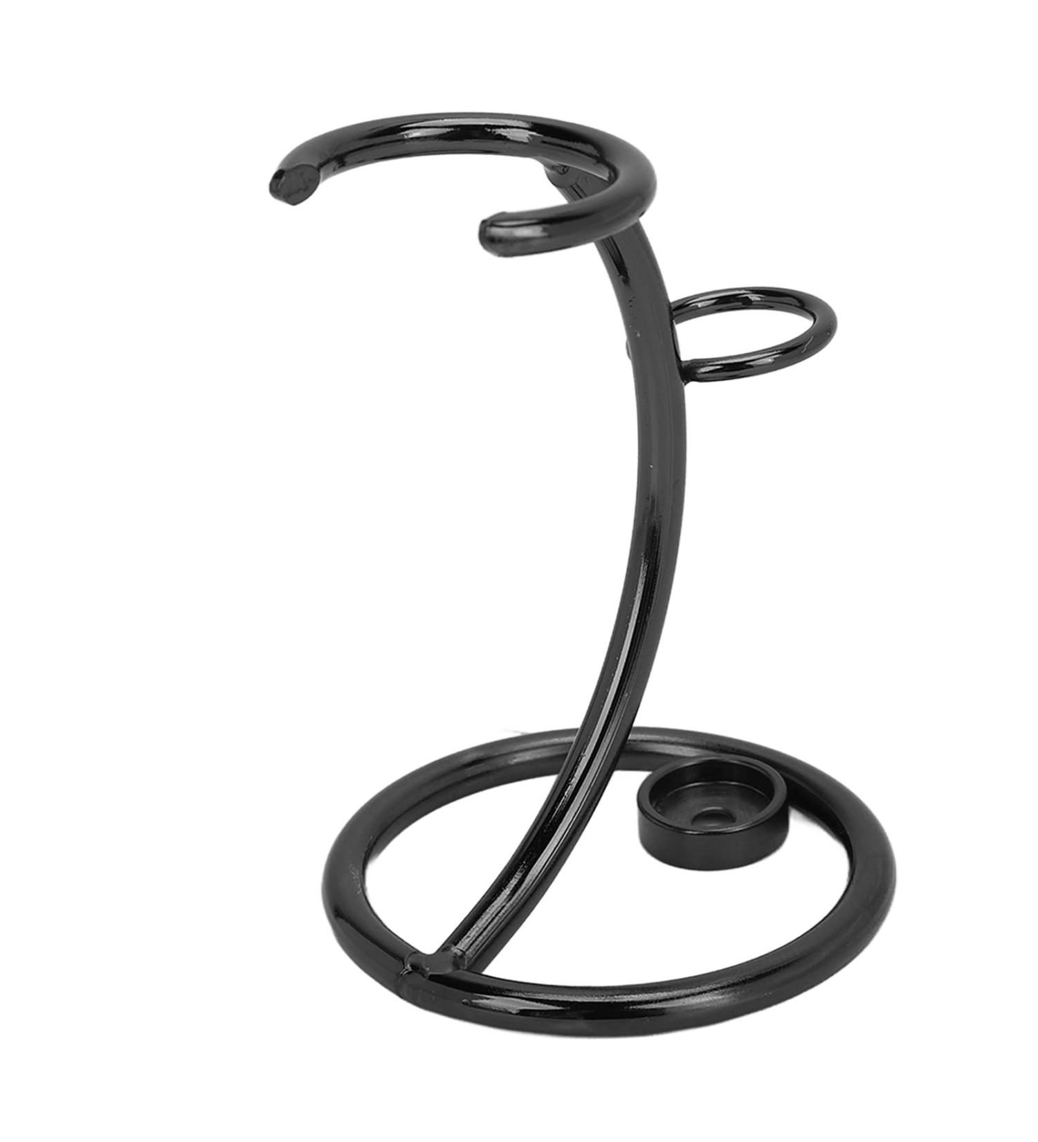 Stainless Steel Razor Holder - Modern Hygienic Stand for Men's Razors | Quick Drying Bathroom Accessory (Black) - Buy Online on GoSupps.com