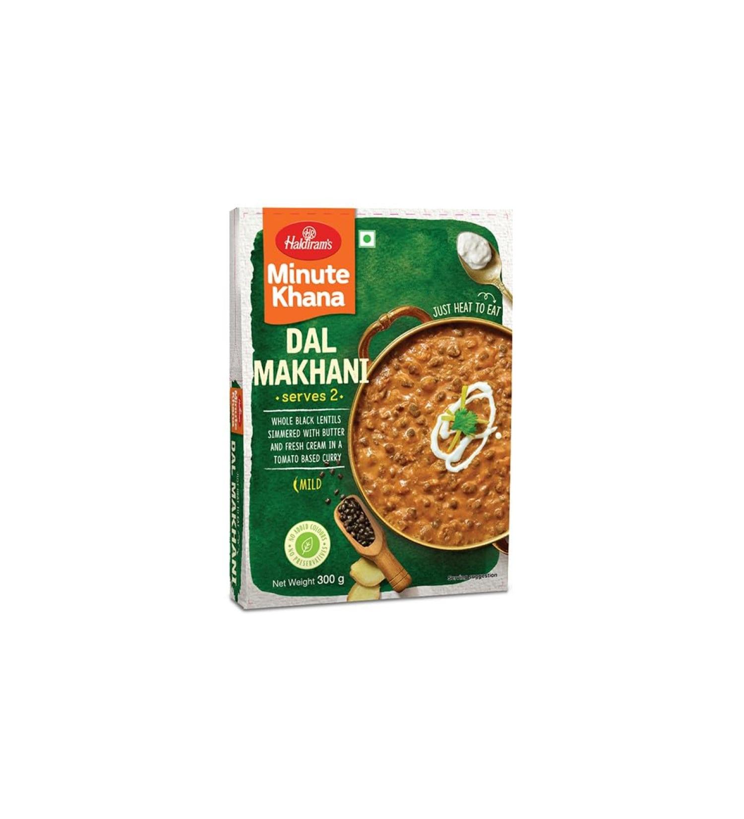 Haldiram's Dal Makhani - 300g (Pack of 10) - Authentic Indian Black Lentil Curry | Ready-to-Eat | No Preservatives | Family Pack - Buy Online on GoSupps.com