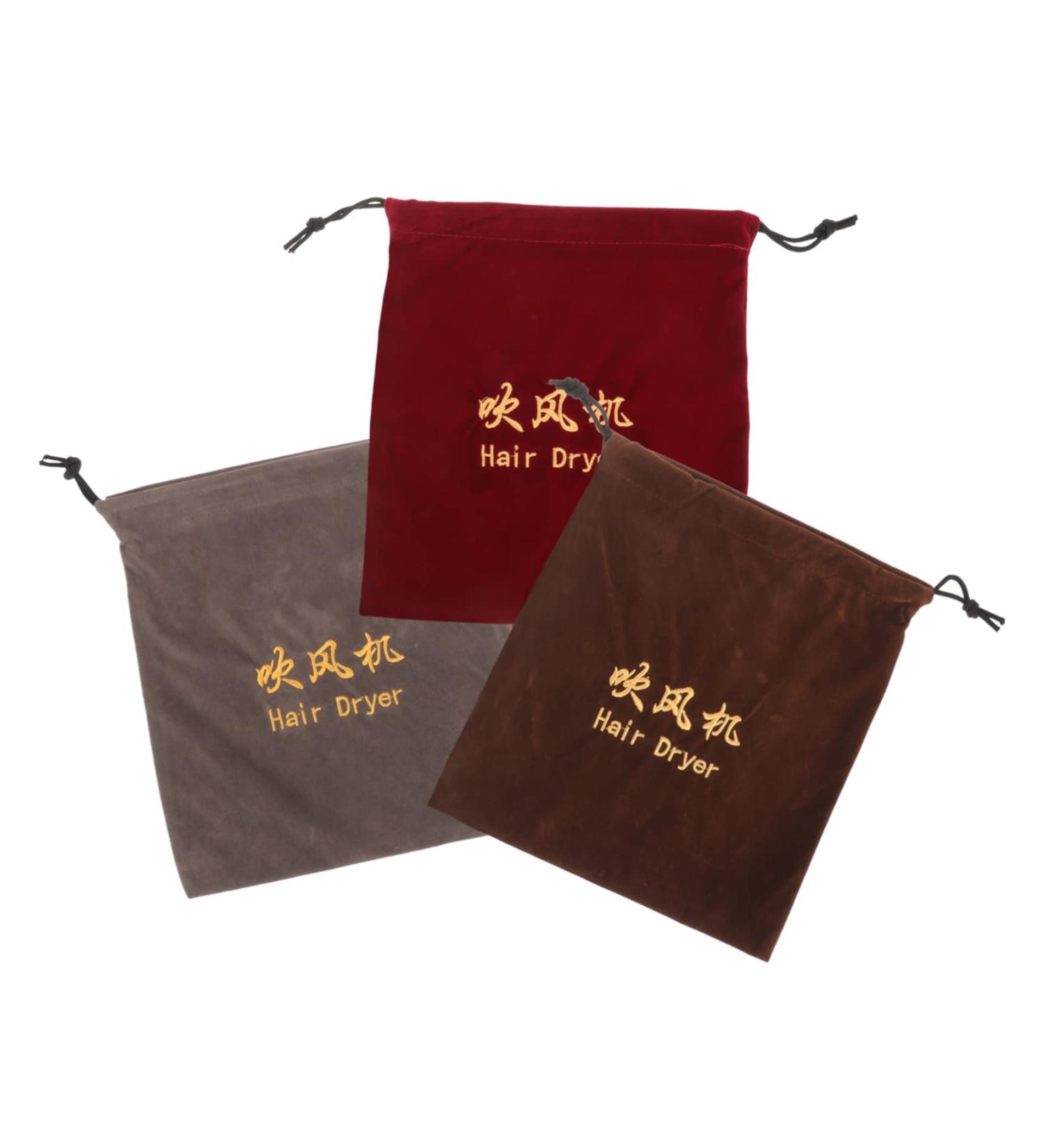 SOESFOUFU 3 Pcs Hair Dryer Storage Bag Drawstring Storage Bag Drawstring Hair Dryer Bag Drawstring Bags Fabric - Buy Online on GoSupps.com