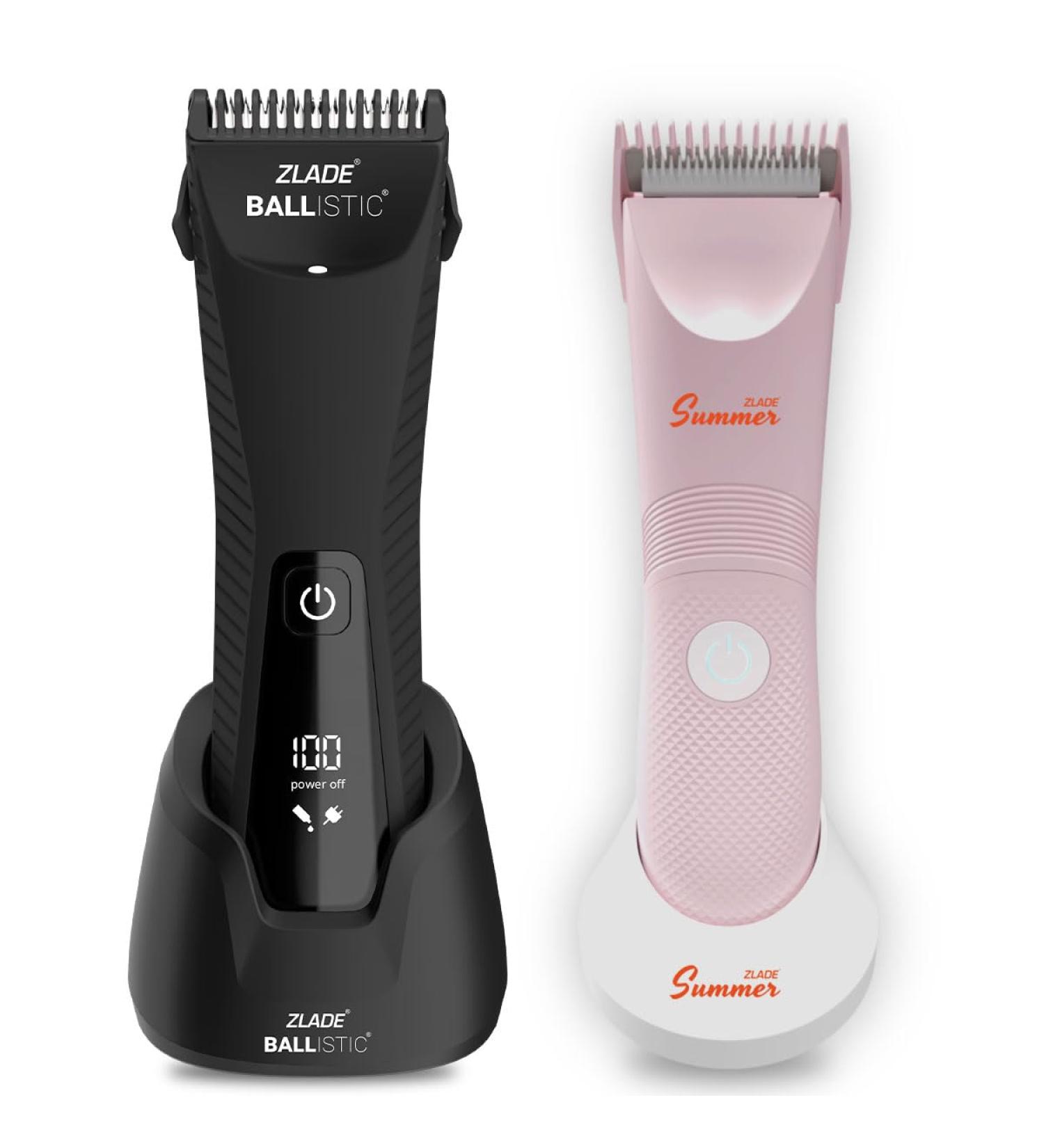 ZLADE Ballistic Manscaping Body Trimmer Combo - Men's & Women's Intimate Grooming Set for Couples - International Shipping Available - Buy Online on GoSupps.com