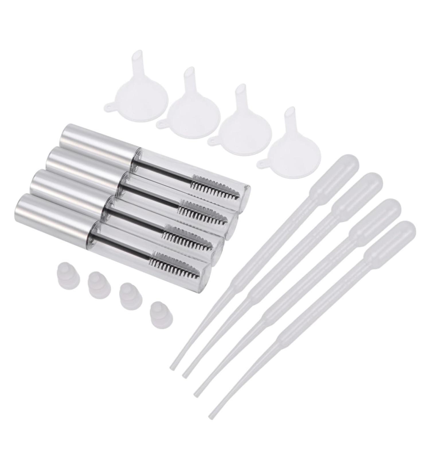 Didiseaon 4pi ces Lot de Tubes de Mascara Vide avec Brosse Entonnoirs et Pipettes pour Fabrication Maison de Mascara Base Huile - Buy Online on GoSupps.com