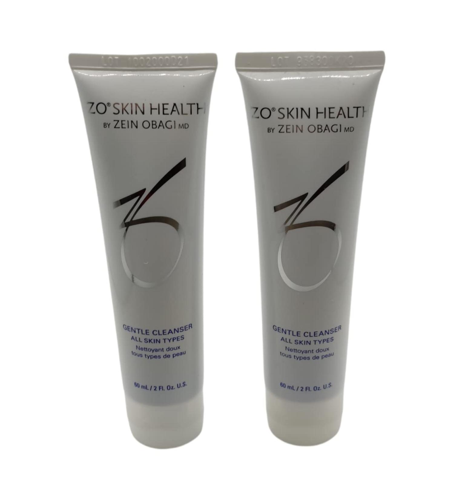 ZO Skin Health Gentle Cleanser 2 x 2.0 Fl. Oz NO BOX for refreshed-feeling skin 2 Ounce