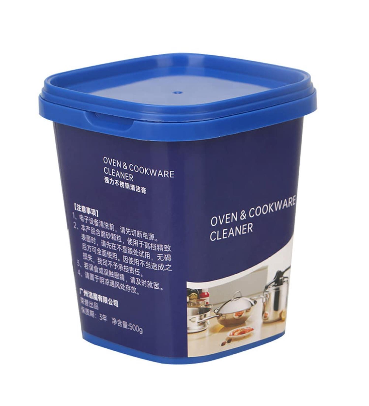 Kitchen Cleaner Paste - 500g Powerful Cookware Rust Removal Cleaning Paste | Cookware Cleaner Pots Cleaning Tool for Kitchen Ovens Grills Bakeware Nicything - Buy Online on GoSupps.com