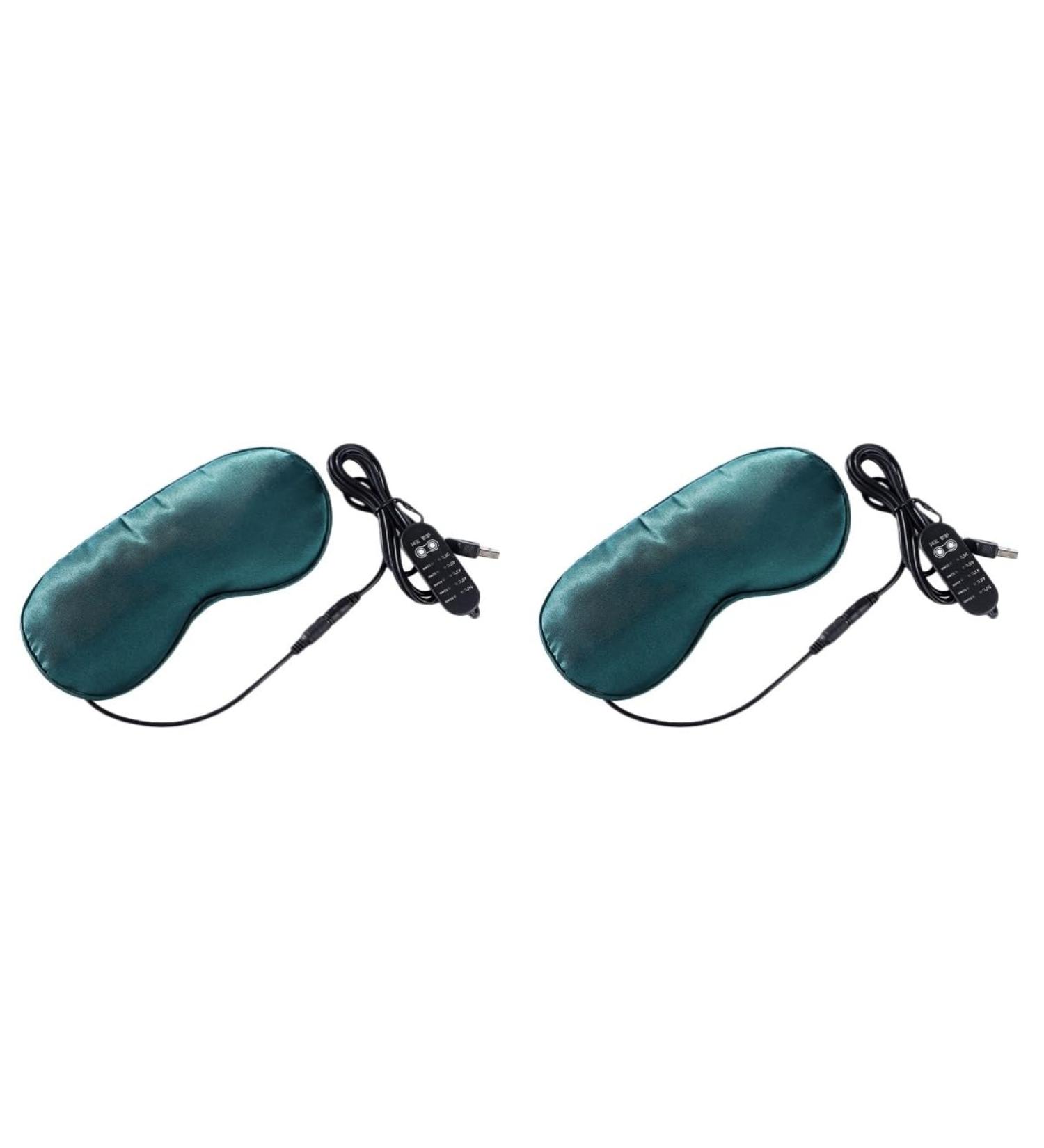 minkissy 2 Sets USB Moxa Eye Mask Eye Patch Moist Heat Eye Compress Eyeshades Steaming Eye Eye Masks for Dark Circles and Puffiness Eyes Pad Silk Heating - Buy Online on GoSupps.com