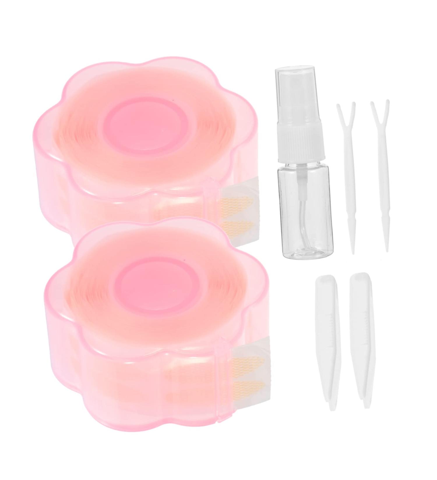 POPETPOP 1 Set Lace Double Eyelid Sticker Eyelid Beauty Tape Women Eyelid Tape Reel Self-adhesive 5.3x5.3cm As Shown - Buy Online on GoSupps.com