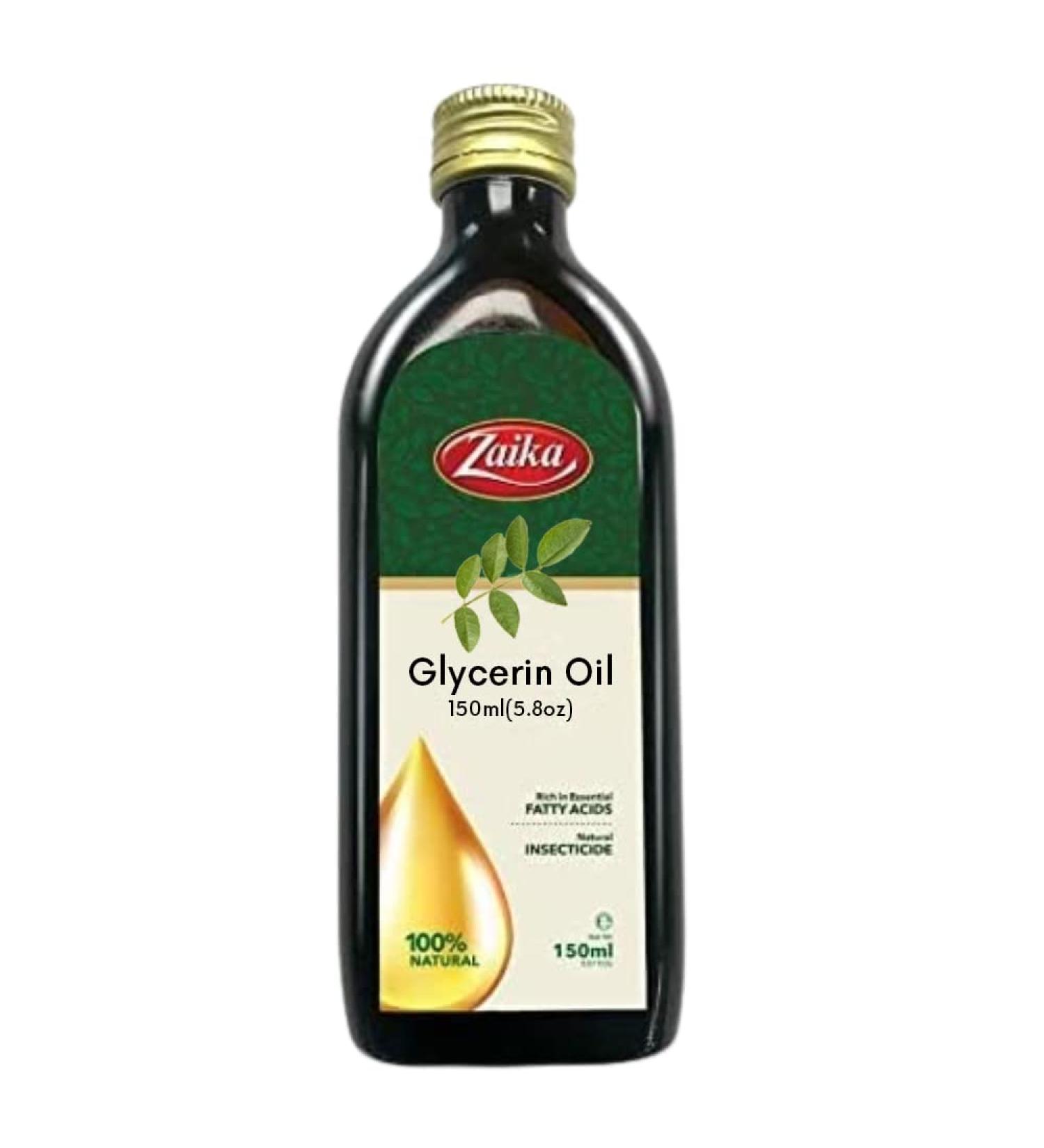 Zaika Glycerine Liquid 150ml - All-Natural & Organic Oil - Essential Oils - Buy Online on GoSupps.com