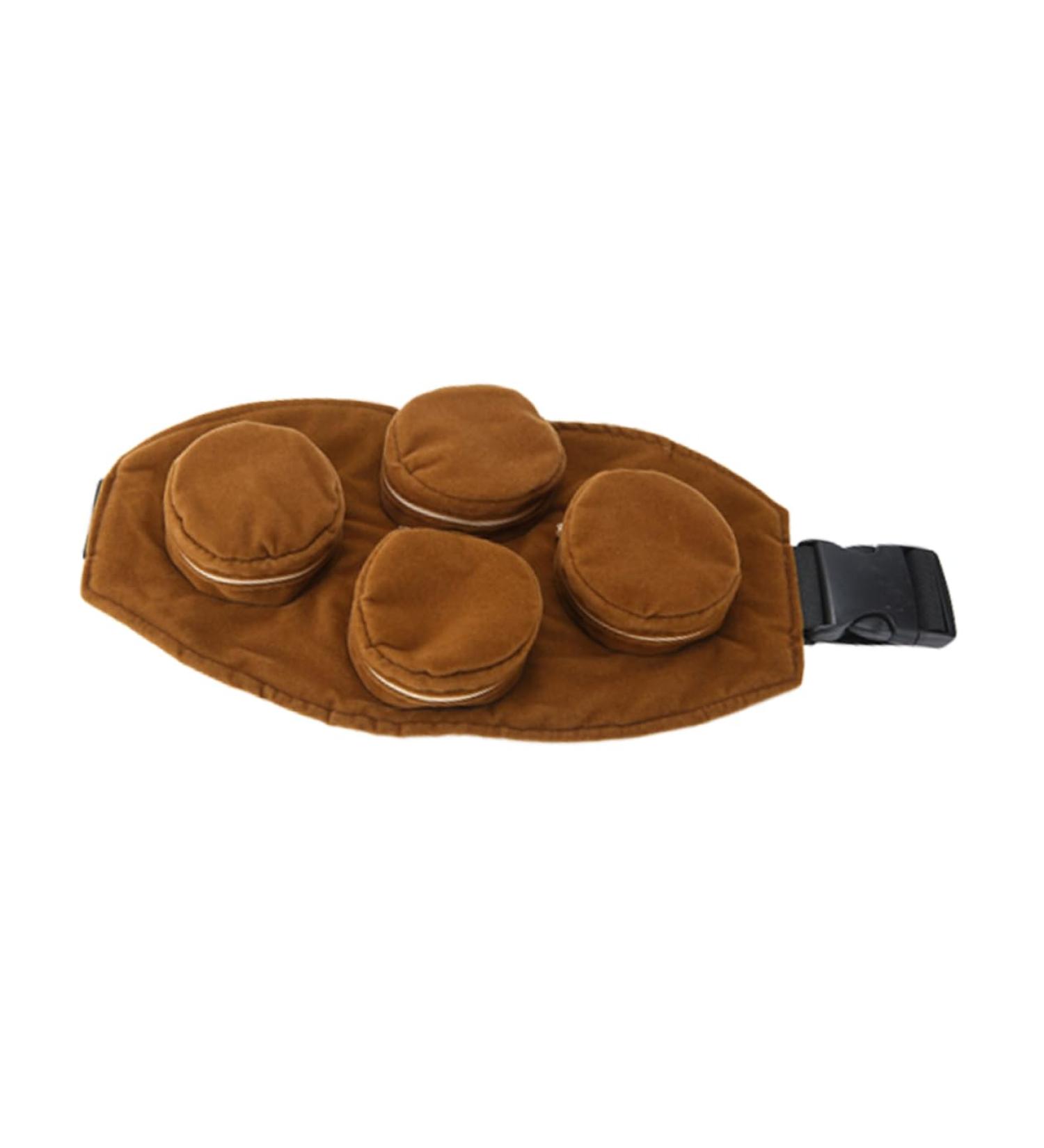 FOMIYES 4-St Moxa Bags Set - Eco-Friendly Moxibustion Holder for Kids | Hot Therapy Checkered Bag 3 Size Brown - International Shipping Available - Buy Online on GoSupps.com