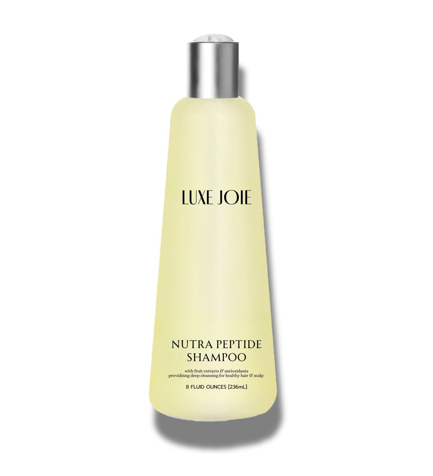 LuxeJoie Nutra Peptide Shampoo 8 oz | Premium Hair Care Products for All Hair Types - Shop Internationally - Buy Online on GoSupps.com