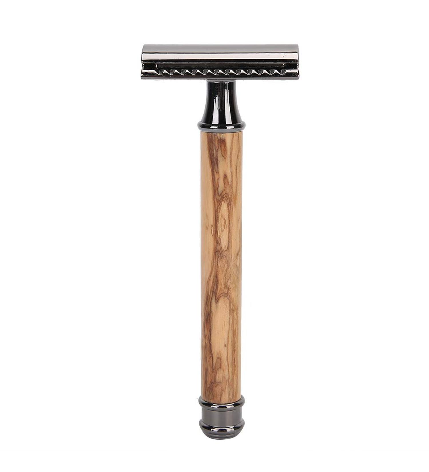 Wallfire Double-Sided Wooden Handle | Portable Manual Shaving Tool for Peeling & Grooming - Buy Online on GoSupps.com