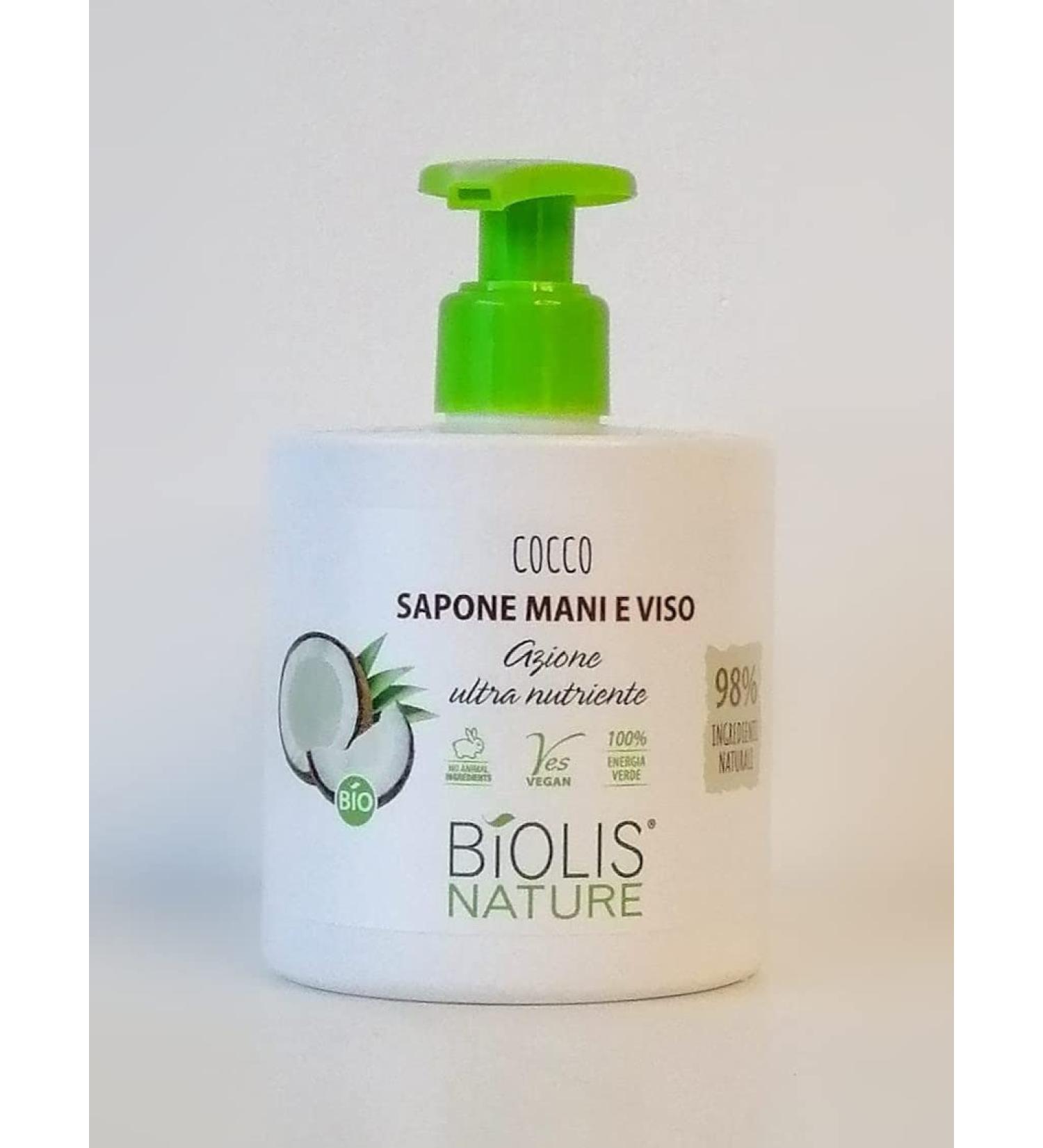 Biolis Nature coconut soap for hands and face very nourishing 300 ml