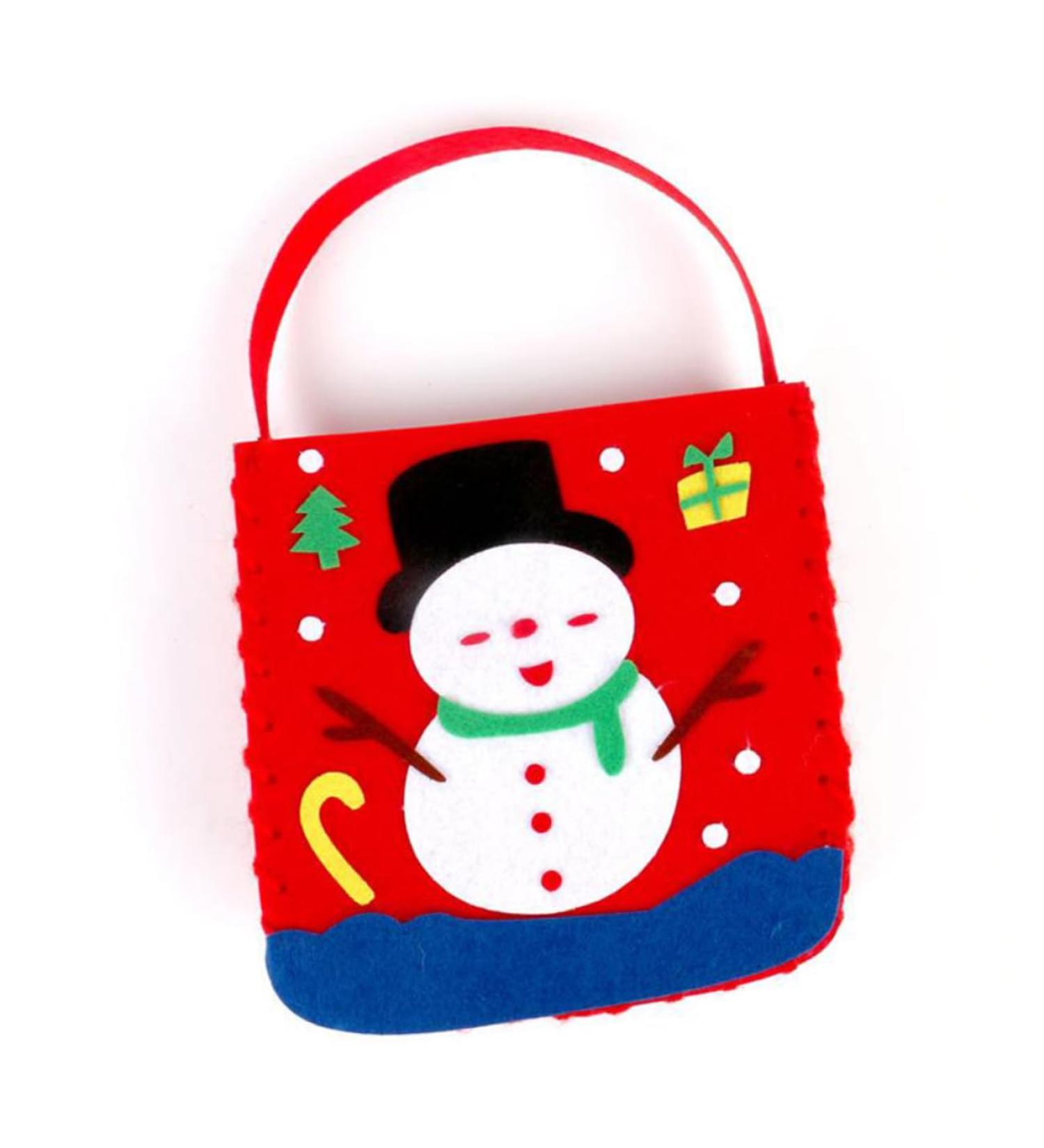 Healeved Candy Handbag 4pcs Candy Bags Children Goodie Bags Christmas Candy Bag Bag Handbag Manual Tote Bag - Buy Online on GoSupps.com