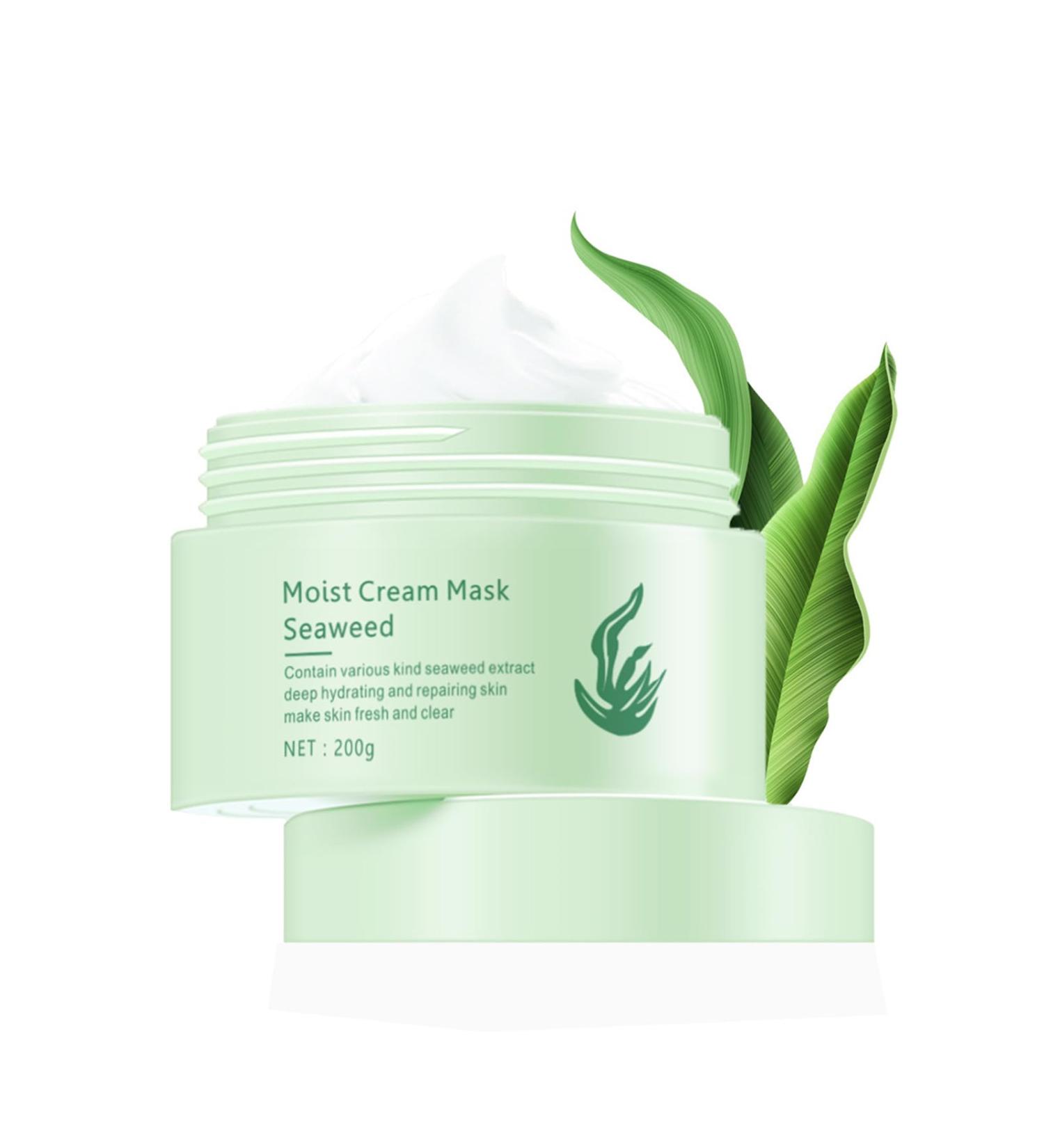 Seaweed Face Moisturizer & Mud Mask - Deep Hydration for Oily & Dry Skin Nourishing & Repairing Barrier 7.05 Oz - Buy Online on GoSupps.com