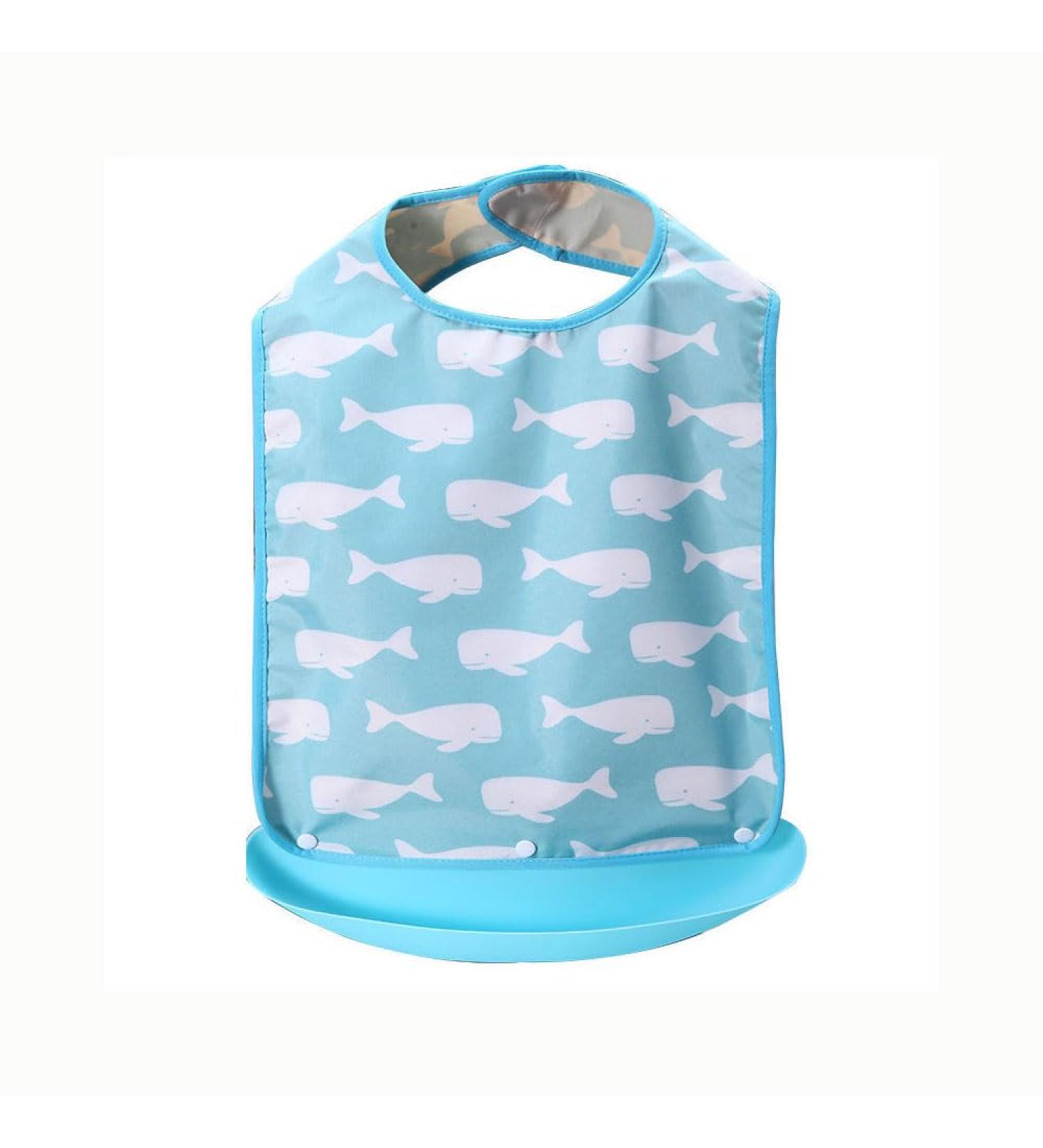 Adult Bibs Reusable Waterproof Adult Bibs with Crumb Catcher Dining Clothing Protectors for Elderly Women Men - Buy Online on GoSupps.com