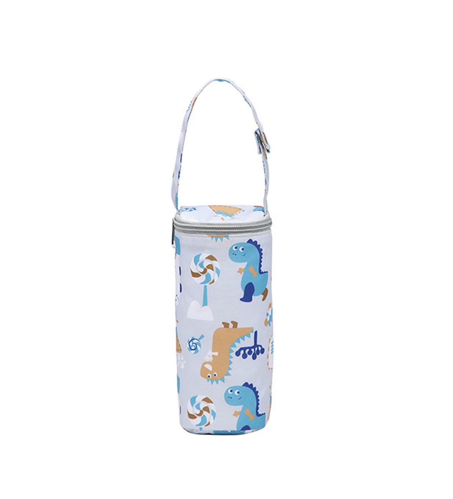 BABY BOTTLE INSULATION BAG | Hangable Cartoon Breastmilk Storage Tote | Portable Travel Milk Bottle Holder - Buy Online on GoSupps.com