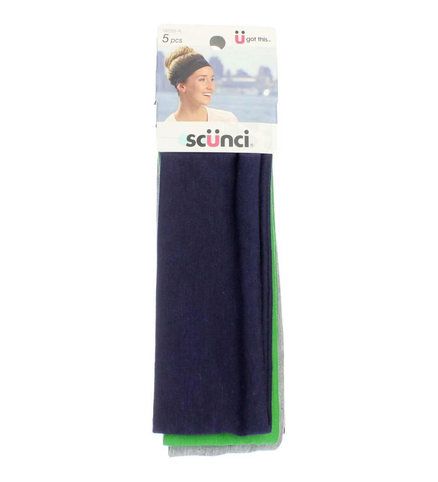 Scunci Basic Headwraps - 5 Assorted Colors | Fashionable & Versatile Hair Accessories - Buy Online on GoSupps.com