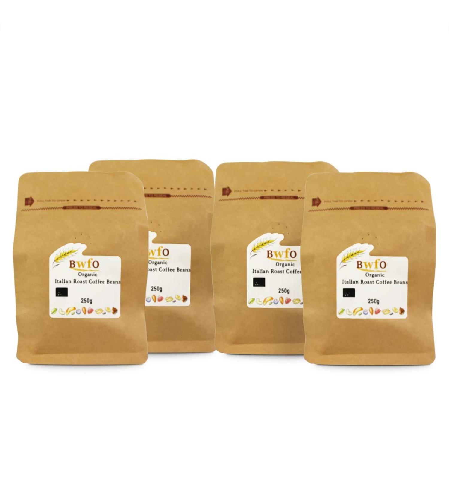 Organic Italian Roast Coffee Beans 1kg (BWFO)