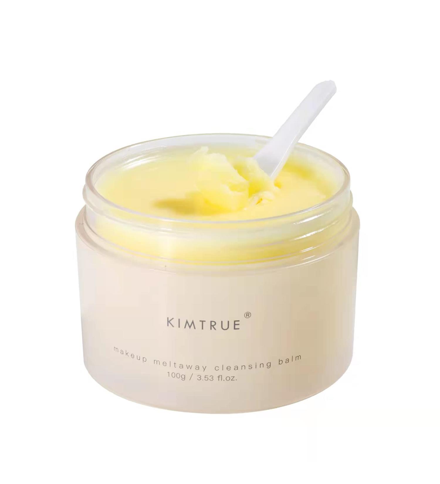 KIMTRUE 2-in-1 Makeup Remover Cleansing Balm with Bilberry & Moringa Seed Extracts - Gentle & Nourishing - 100g/3.53 oz - Suitable for All Skin Types - Buy Online on GoSupps.com