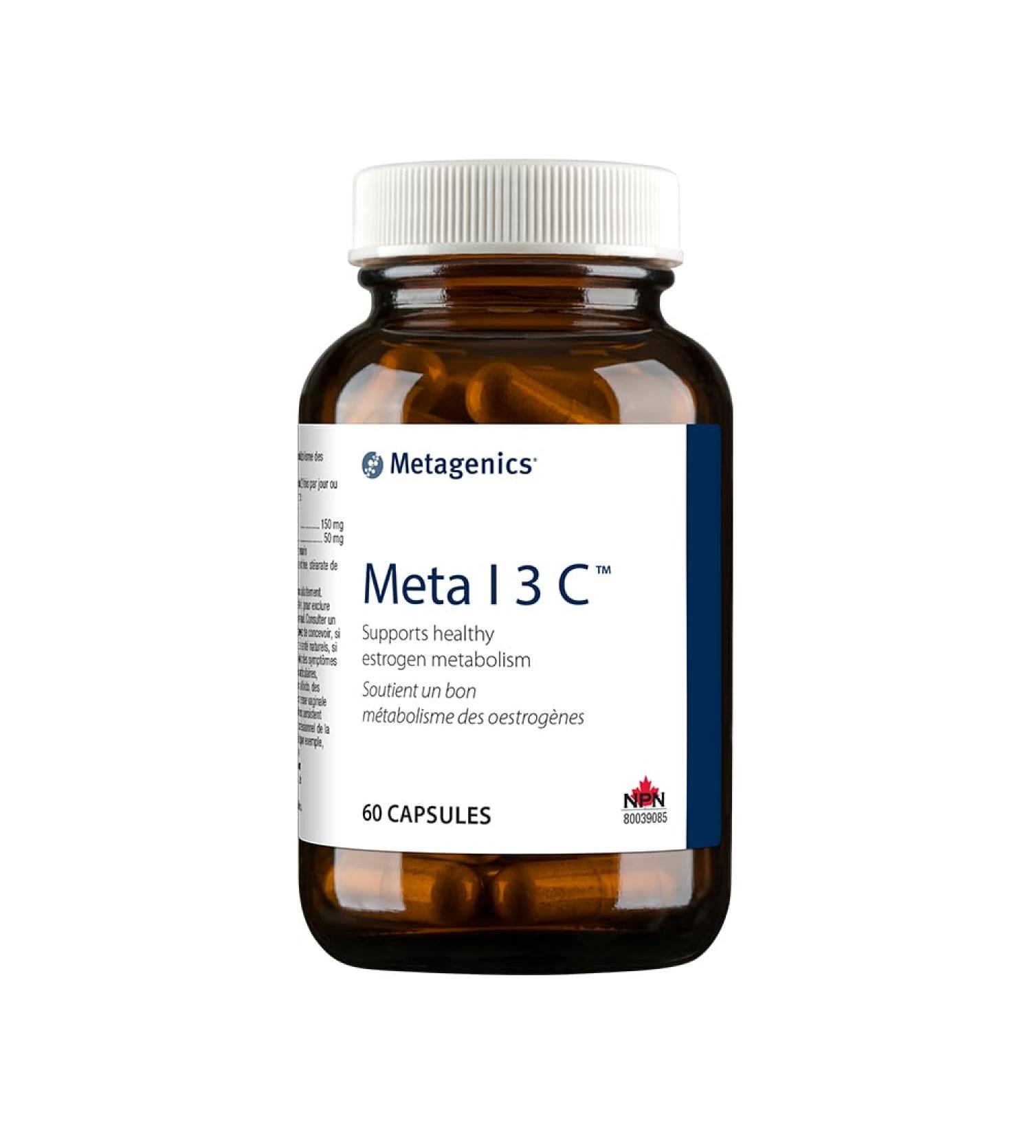 Metagenics - Meta I 3 C - Estrogen Metabolism Support with Stabilized Indole-3-Carbinol and Rosemary Leaf Extract - 60 Capsules