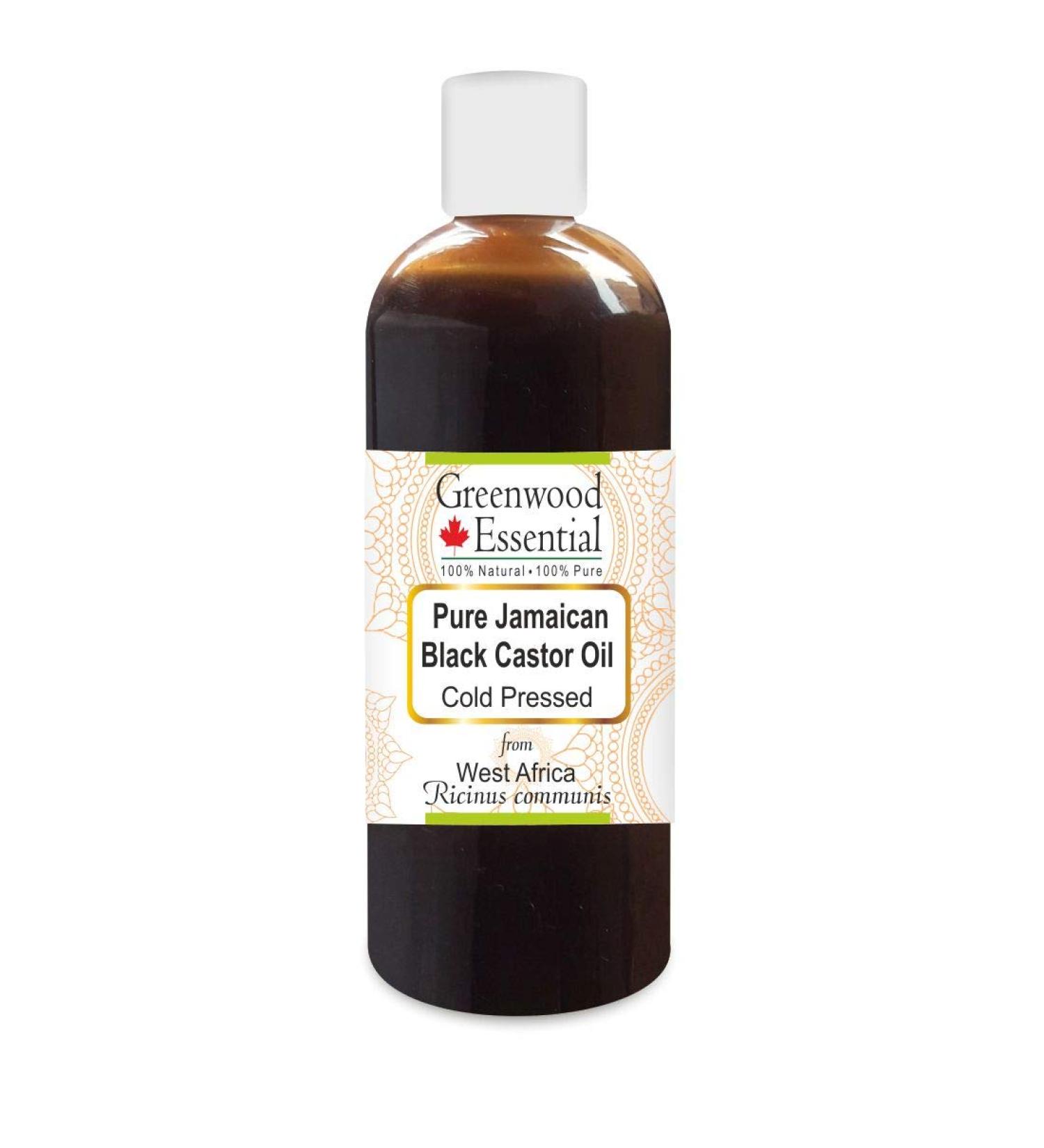 Shop Greenwood Essential Jamaican Black Castor Oil 200ml - Natural Cold-Pressed Therapeutic Quality - Buy Online on GoSupps.com