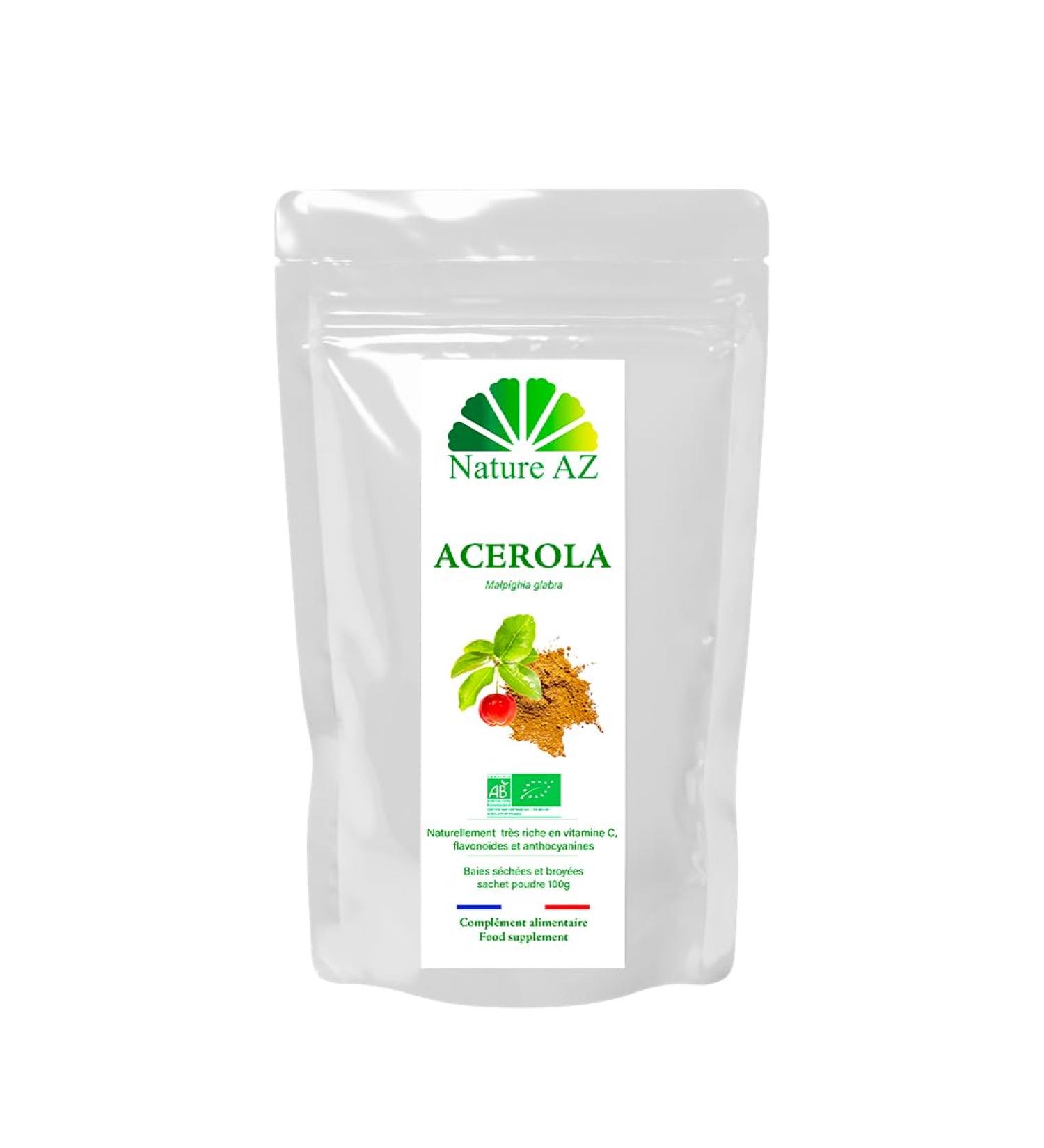 ACEROLA EN POUDRE (100g) 100 g (Lot de 1) - Buy Online on GoSupps.com