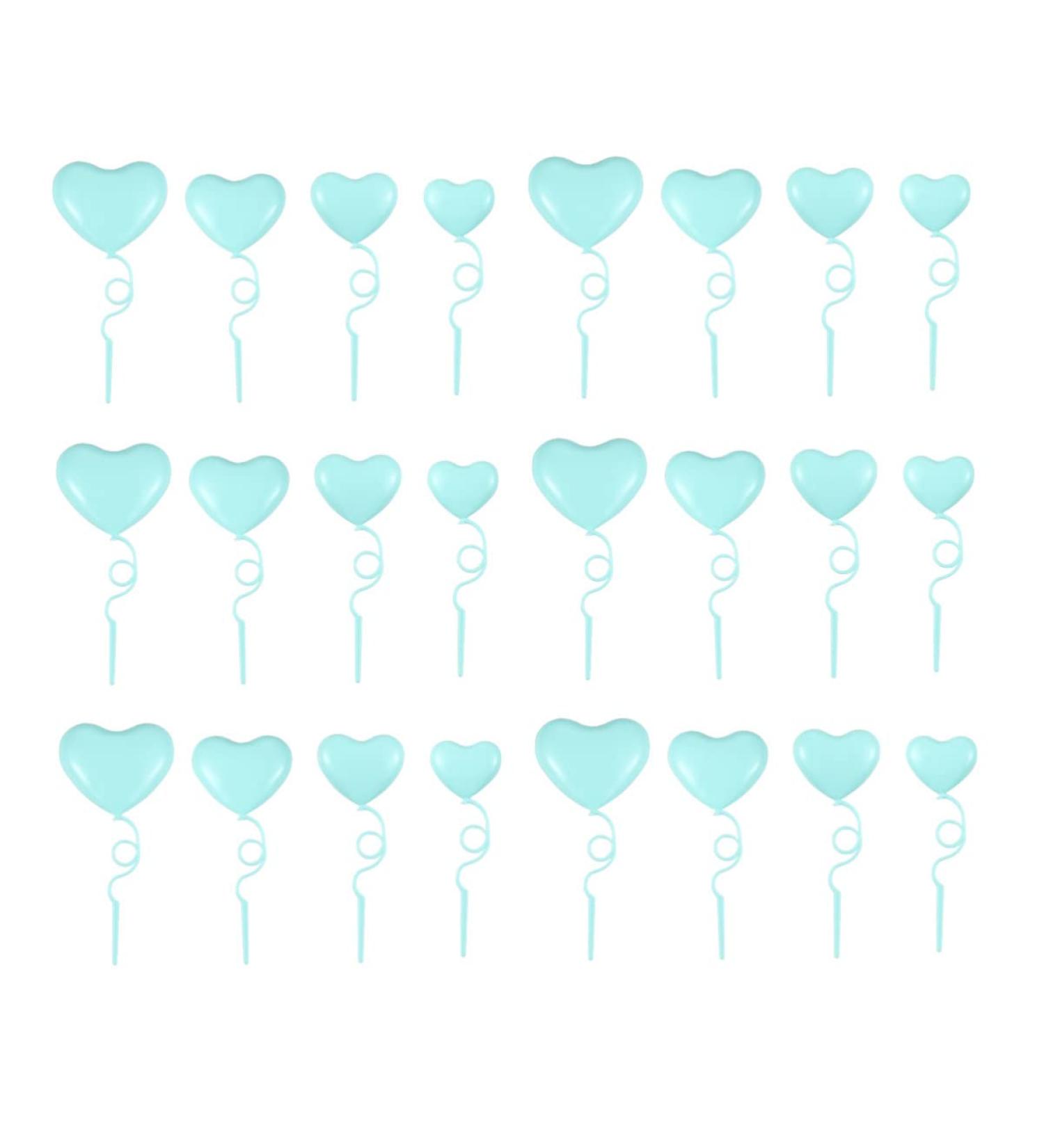 Gadpiparty 24pcs Cake Picks Heart Shaped Valentines Day Heart Toothpicks Birthday Bridal Shower Cake Decors Heart Decor Heart Cupcake Toppers Love Heart Wedding Cake Stick Heart-shaped Green - Buy Online on GoSupps.com
