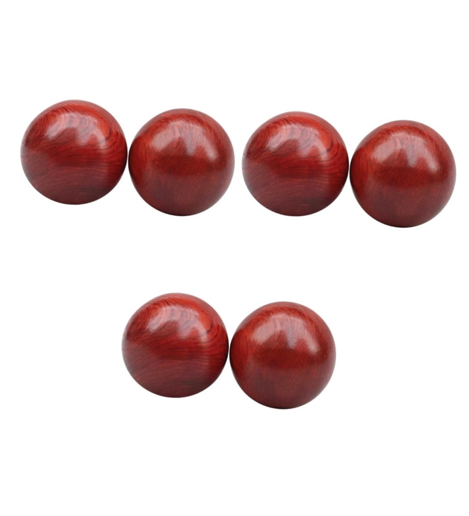 Shop TOVINANNA 6 Stk Chinese Medicine Balls - Hand Exercise & Stress Relief Mahogany Massage Balls - Portable Red Devices from Vietnam - Buy Online on GoSupps.com