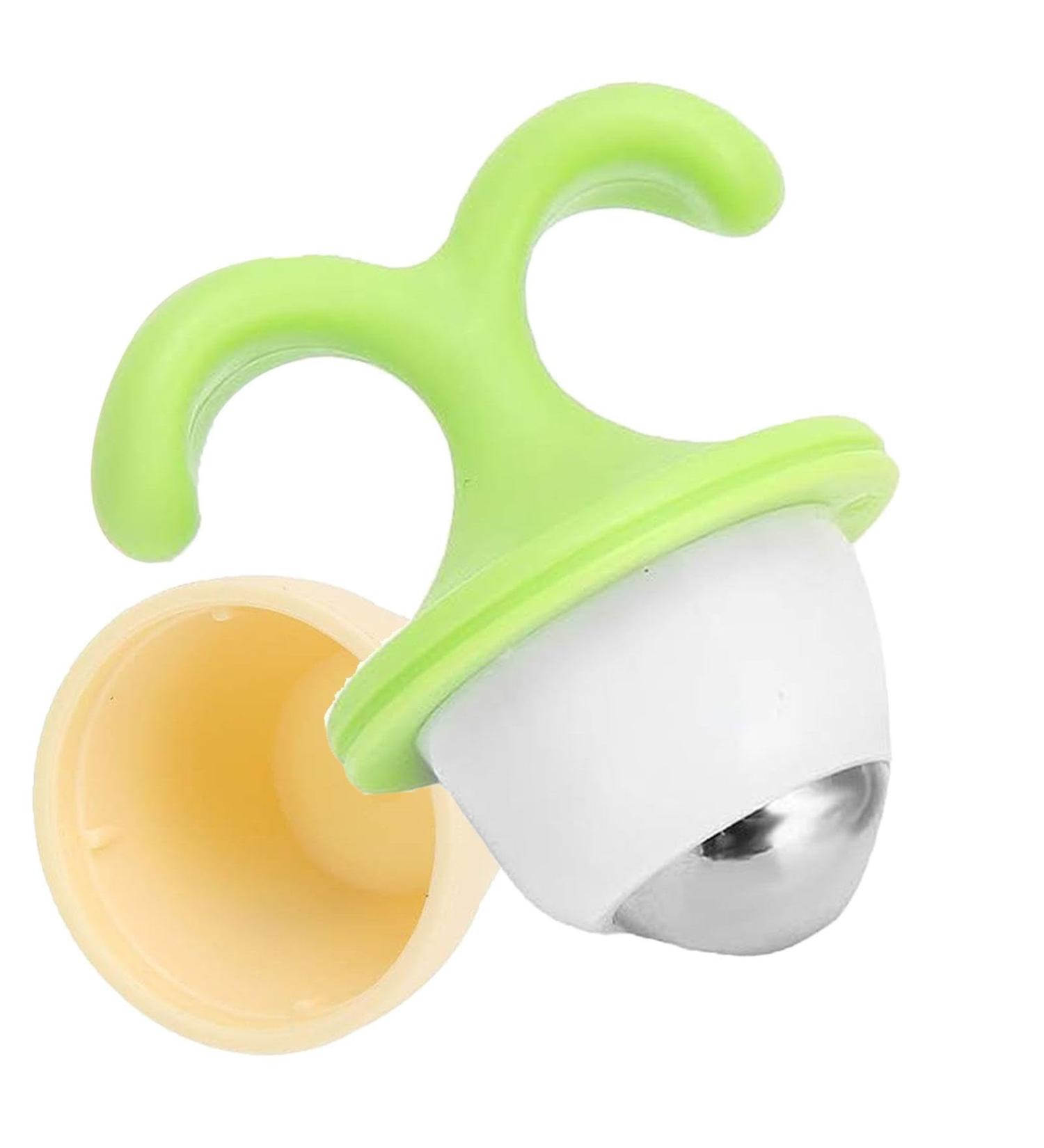 Manual Flowerpot Massage Ball - Cute Mini Roll Massager for Neck & Waist Relief | Perfect Cervical Spine Support - Buy Online on GoSupps.com