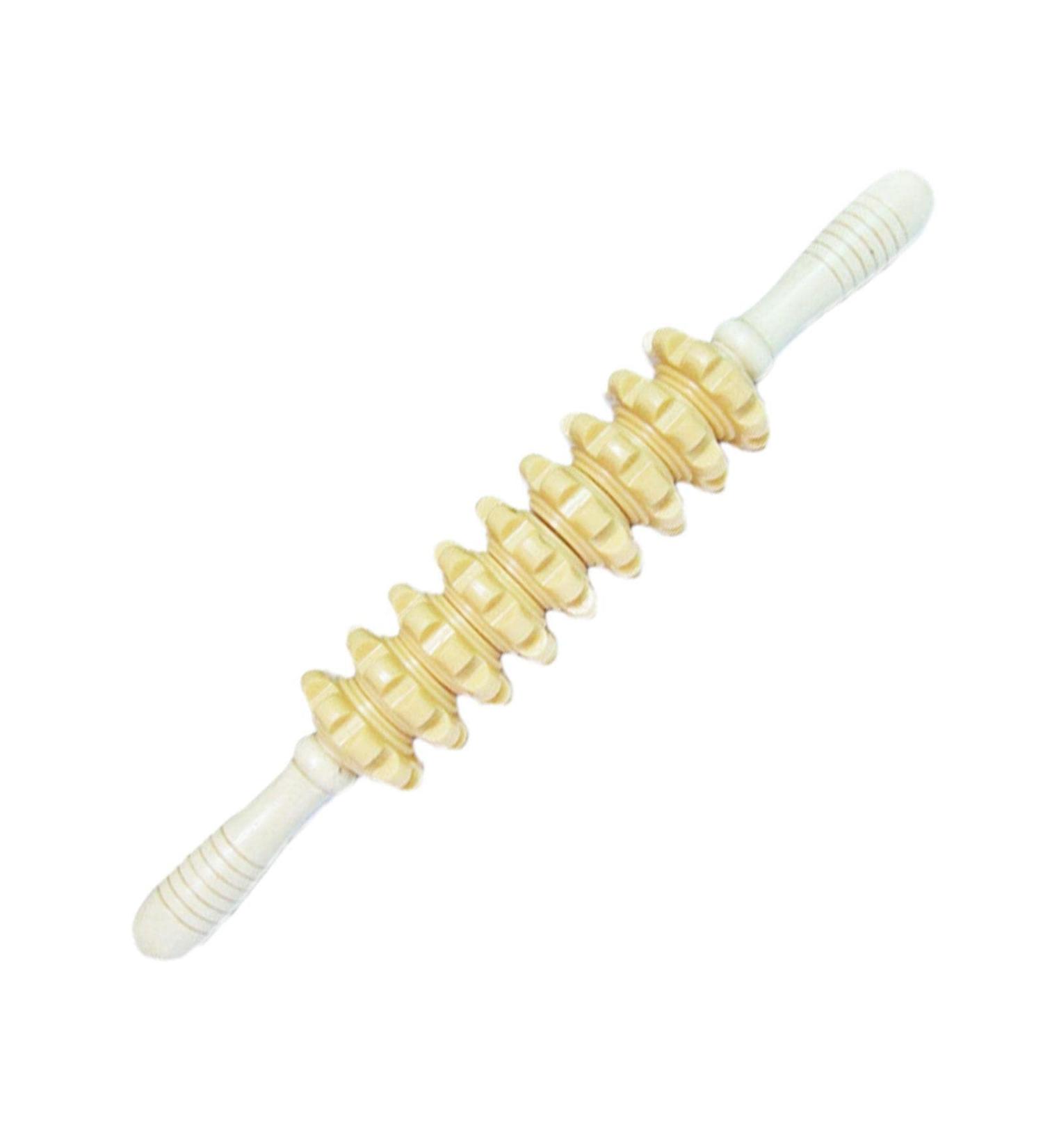 Qualmi Massage Roller - 9-Balls Depth Tissue Muscle Scooter | Pressure Point Relief for Athletes & Fitness Enthusiasts - Buy Online on GoSupps.com