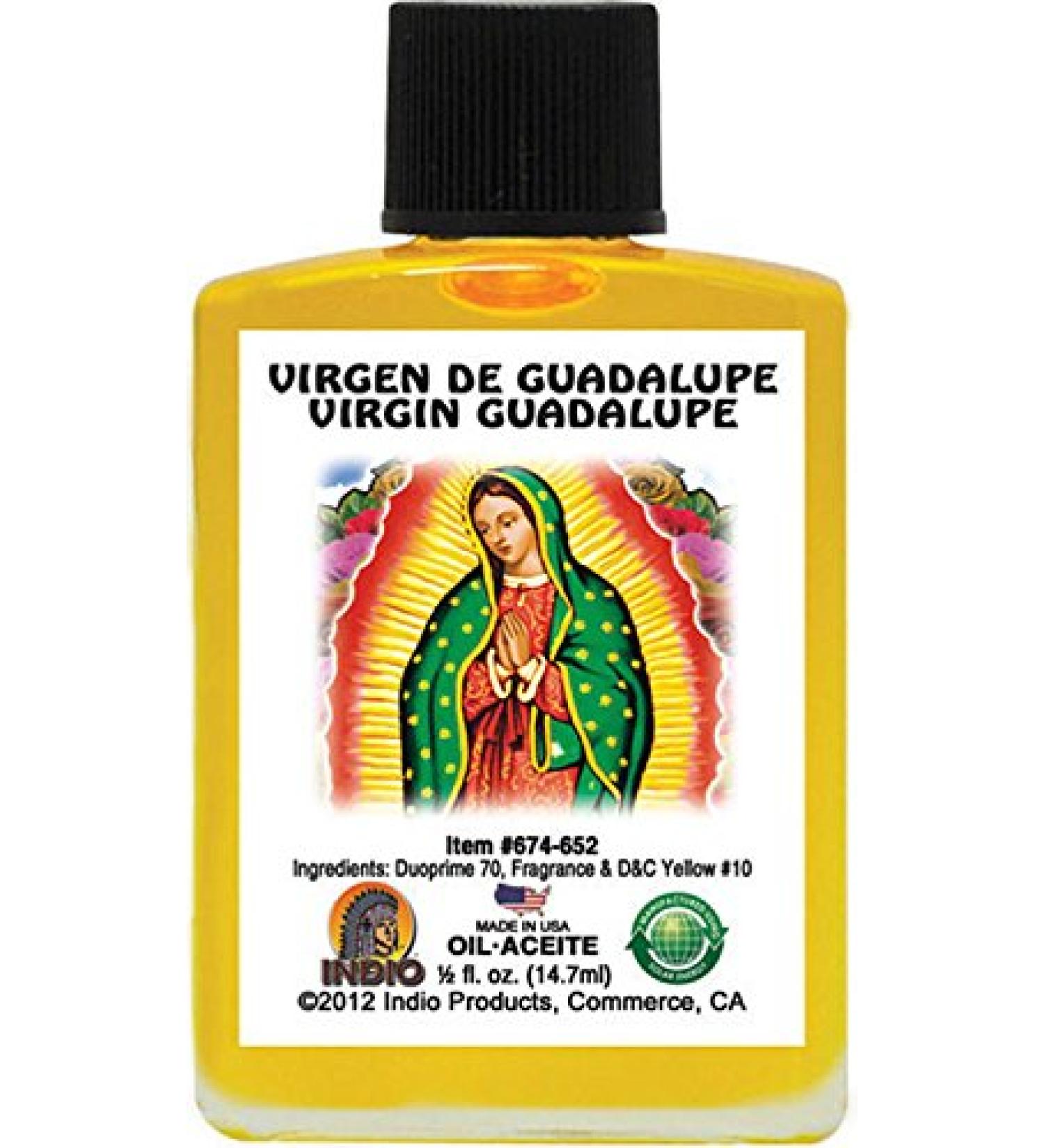 INDIO Oil- Virgen Guadalupe 1/2oz