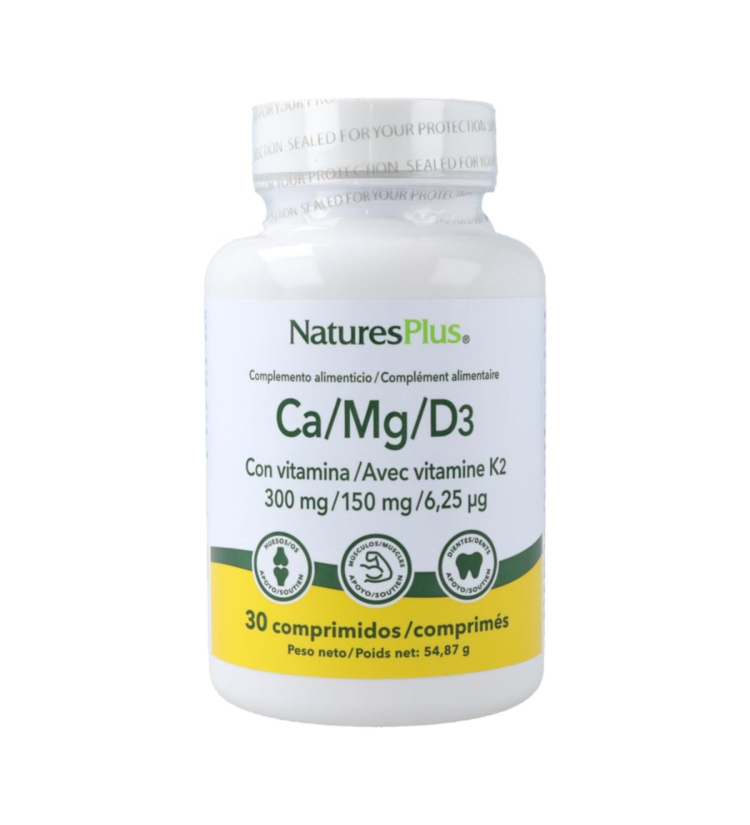  Nature's Plus Ca/mg/D3 and K2-30 Comp. - Buy Online on GoSupps.com