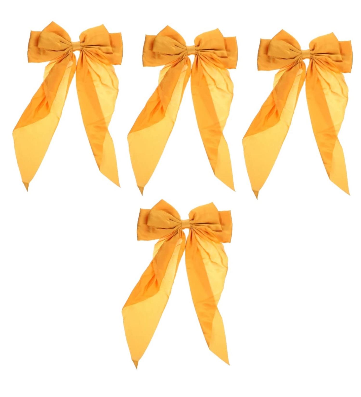 Beaupretty Hair Clips Barrettes bow hairpin ponytail clip bow clips spring clips bow clips bows for women large bows barrettes for thick ponytail clip satin Ribbon Hair Clip - Buy Online on GoSupps.com