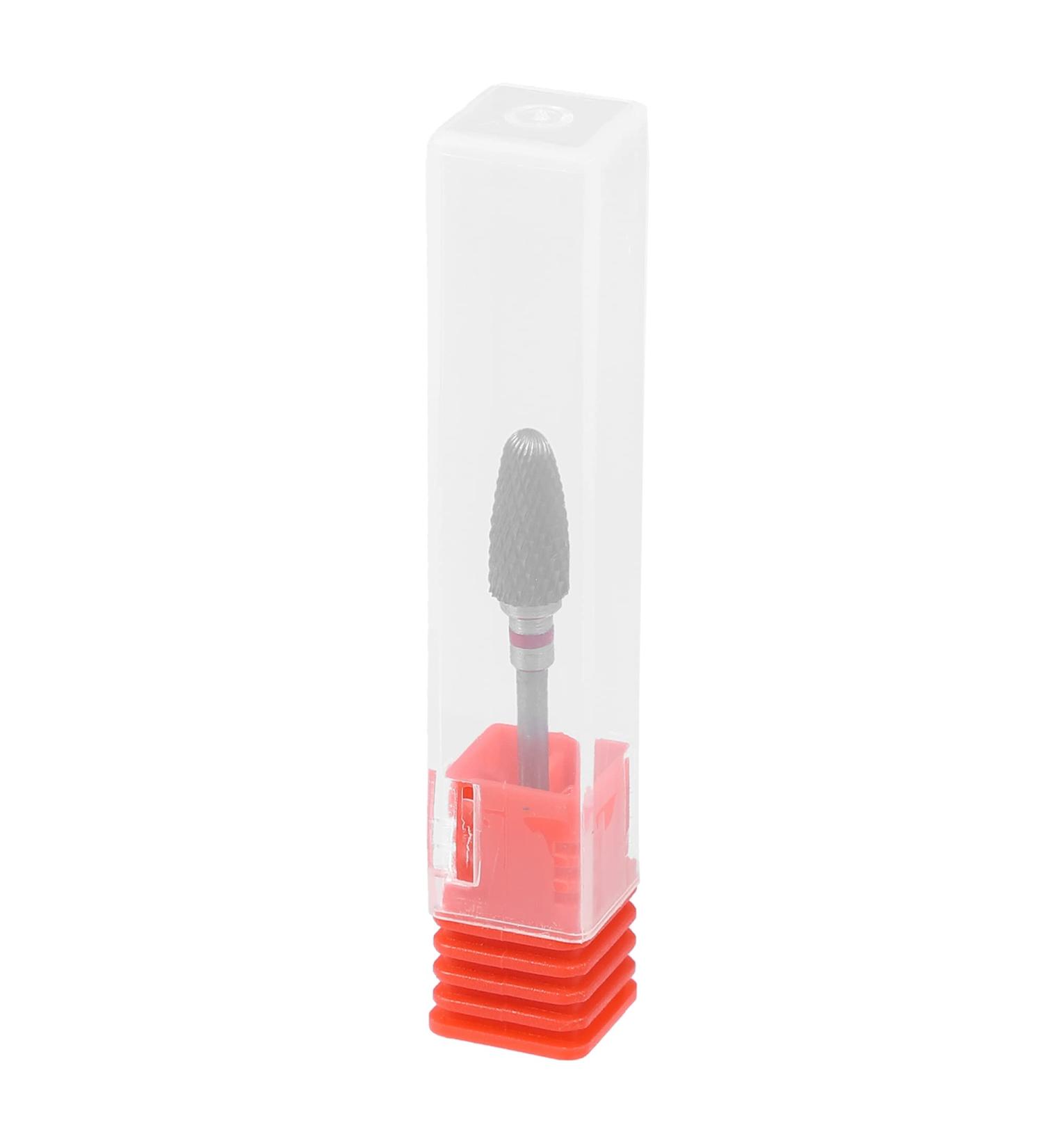 VOCOSTE Nail Drill Bits Set for Acrylic Nails 0.5 Inch Professional Tungsten Nail File Bits Nail Art Tools Manicure Pedicure Shapen Remove Tools Red - Buy Online on GoSupps.com