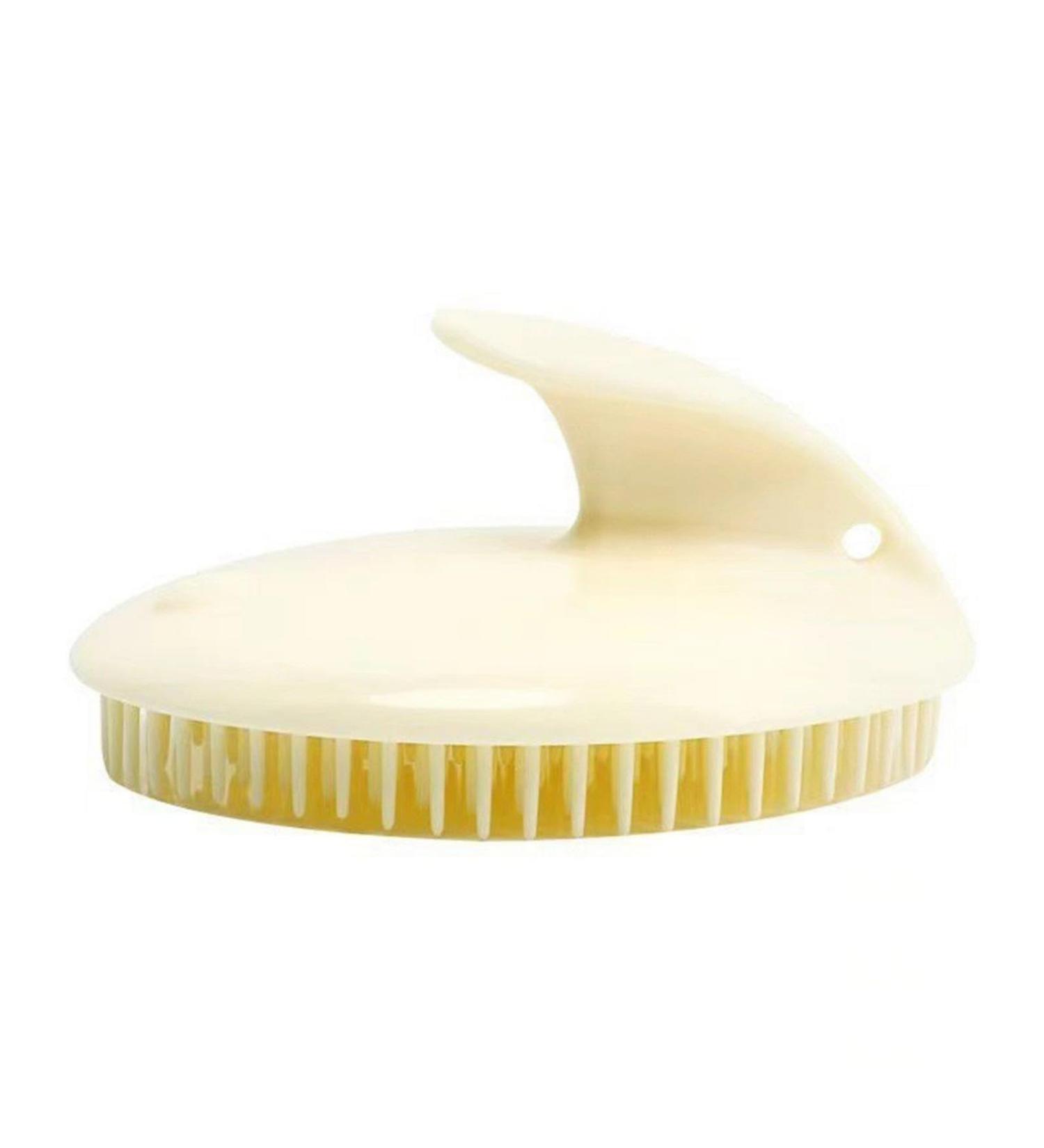 Silicone Head Massage Shampoo Brush - Soft Peeling Scrubber for Hair Care & Prevention of Shaving Pimples & Ingrown Hair - Buy Online on GoSupps.com