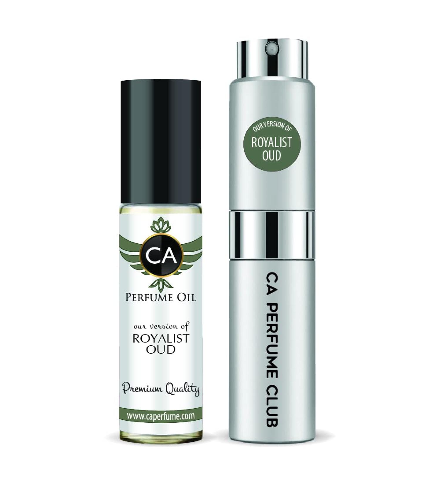 CA Perfume Duo Impression of Royalist Oud For Women & Men Eau de Parfum Refillable Atomizer Sprayer + Fragrance Body Oil Long Lasting Sample Travel Size Roll-On Bottle 0.27 Fl Oz+0.33 Fl Oz - Buy Online on GoSupps.com