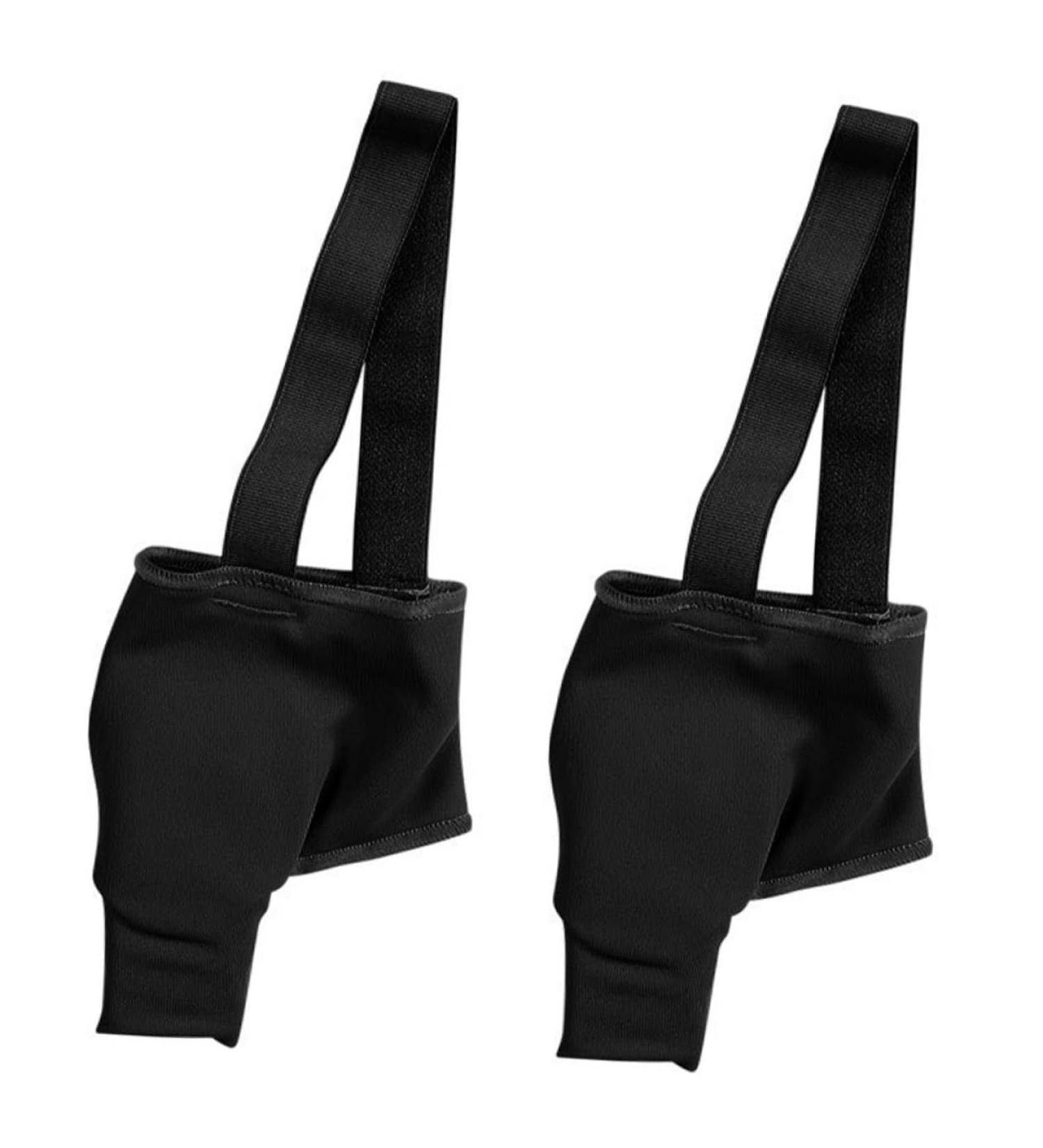 Hallux Valgus Sleeve & Toe Straighteners Set - Bunion Protector & Hammer Toe Straightener - Black 9x6.8cm - Buy Online on GoSupps.com