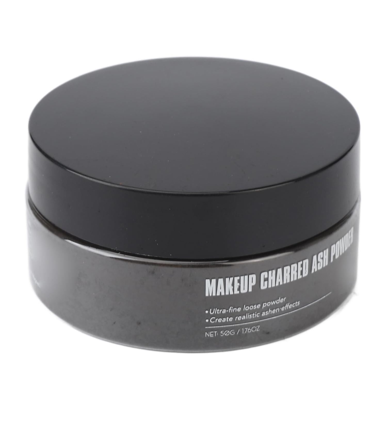 SALALIS Halloween Charred Ash Powder Multifunctional Clump-Free Special Effects Makeup Body Paint 50g for Theatre (Black) - Buy Online on GoSupps.com