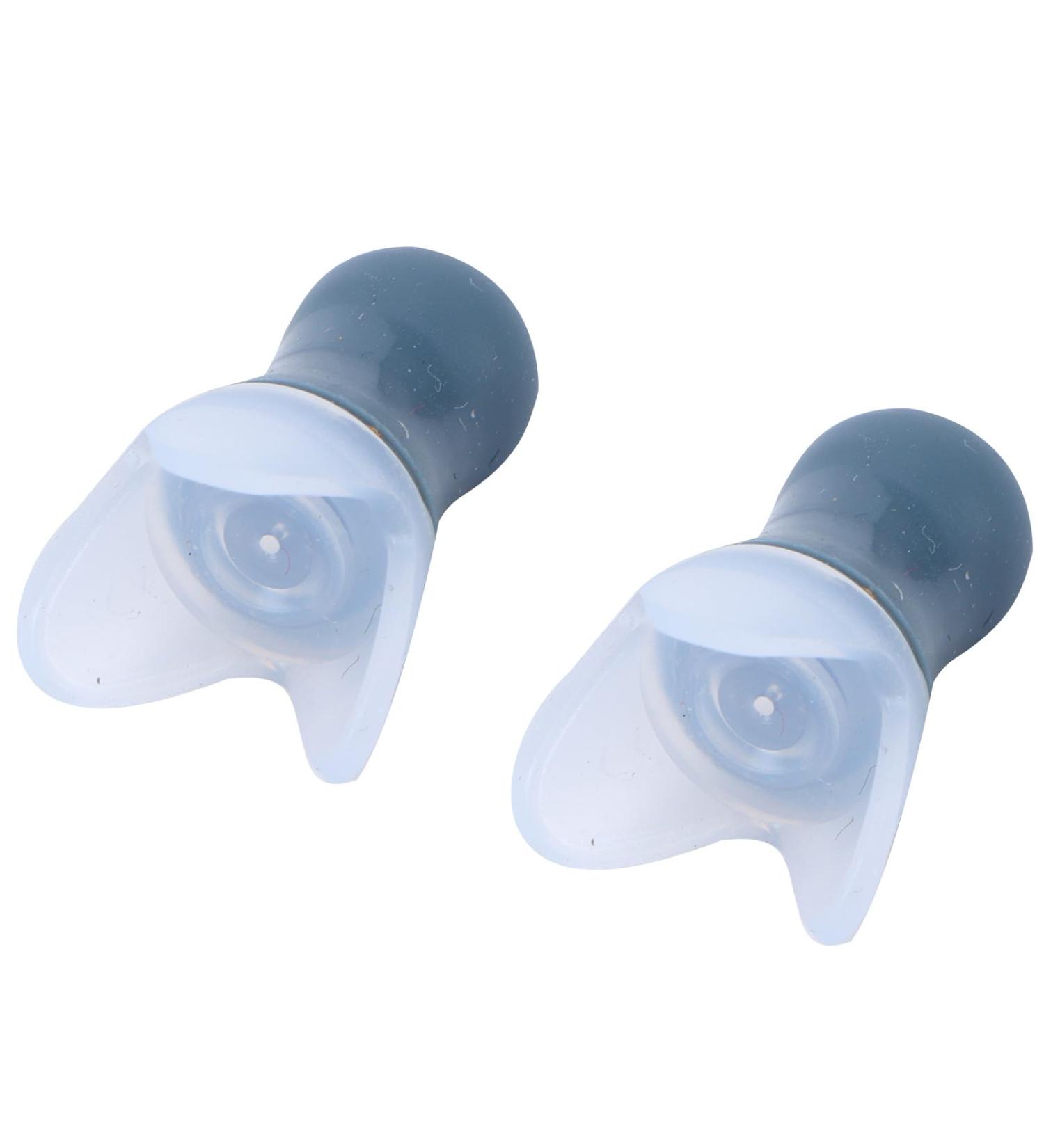 Sauna Earplugs - Silicone Anti-Allergic Noise Reduction for Swimmers & Bathers | Comfortable Sleeping Earplugs (Gray & Black - Buy Online on GoSupps.com