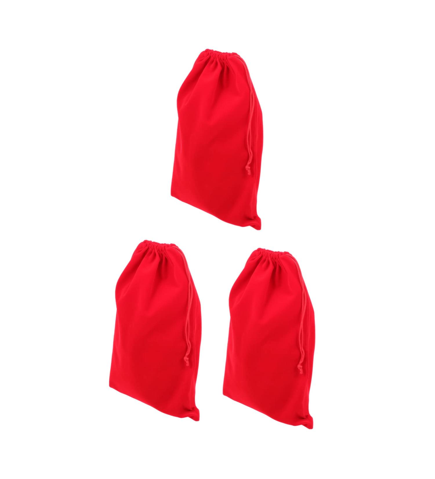 PLAFOPE 3pcs Hair Dryer Storage Bag Hair Dryer Travel Bags Travel Makeup Bag Organizer Flannel Red - Buy Online on GoSupps.com
